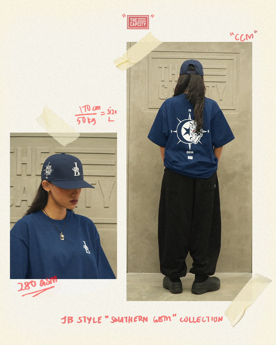 TCC JB STYLE 'SOUTHERN GEM' CLASSIC SNAPBACK