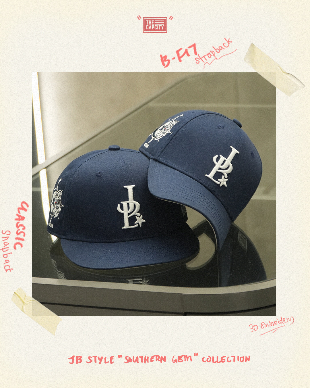 TCC JB STYLE 'SOUTHERN GEM' B-FIT STRAPBACK
