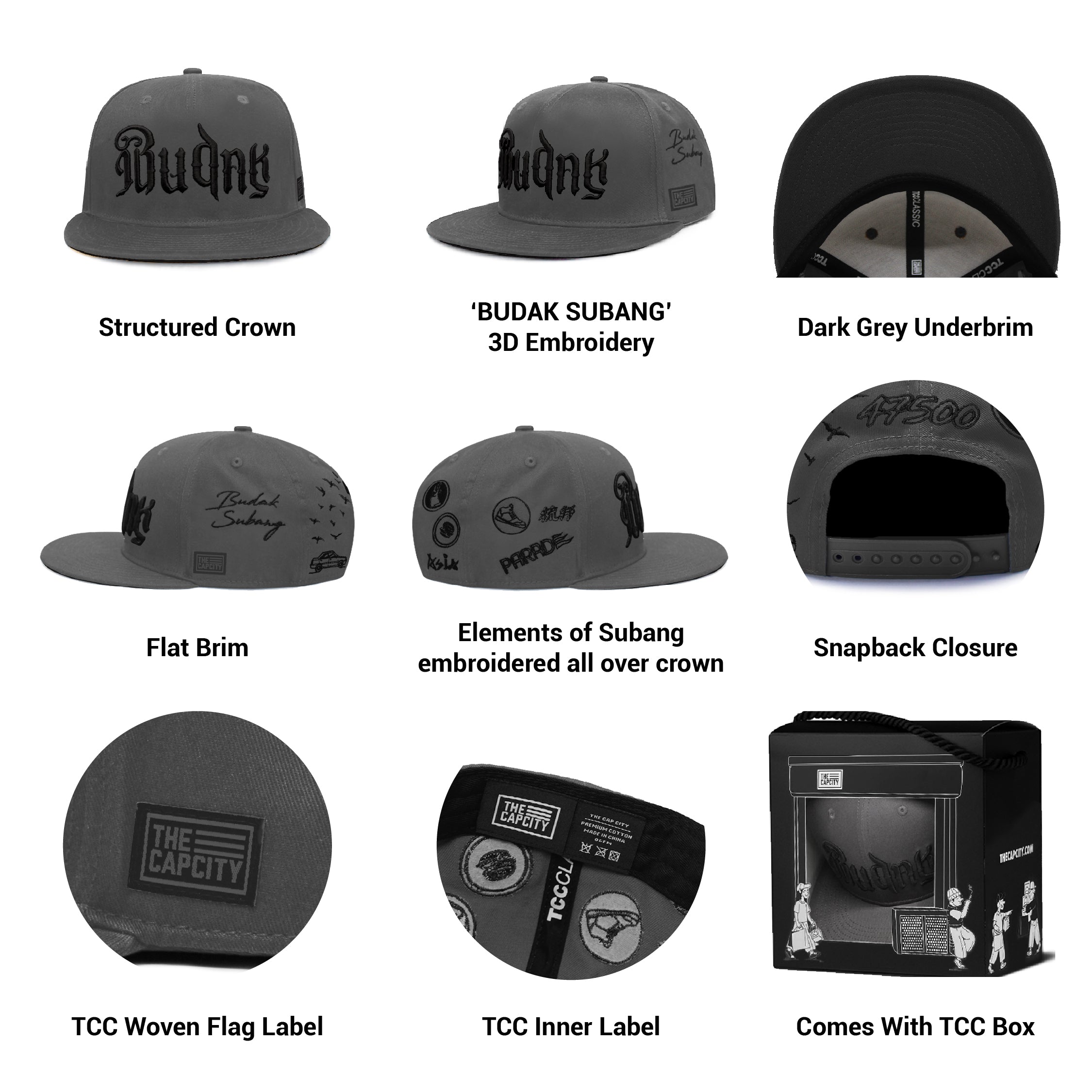 TCC BUDAK SUBANG CLASSIC SNAPBACK COLLECTION