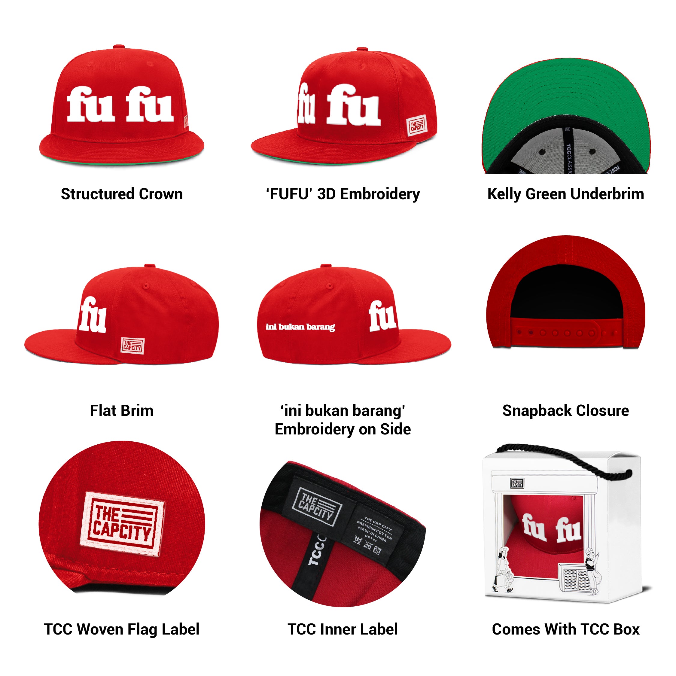TCC INI BUKAN BARANG FUFU CLASSIC SNAPBACK