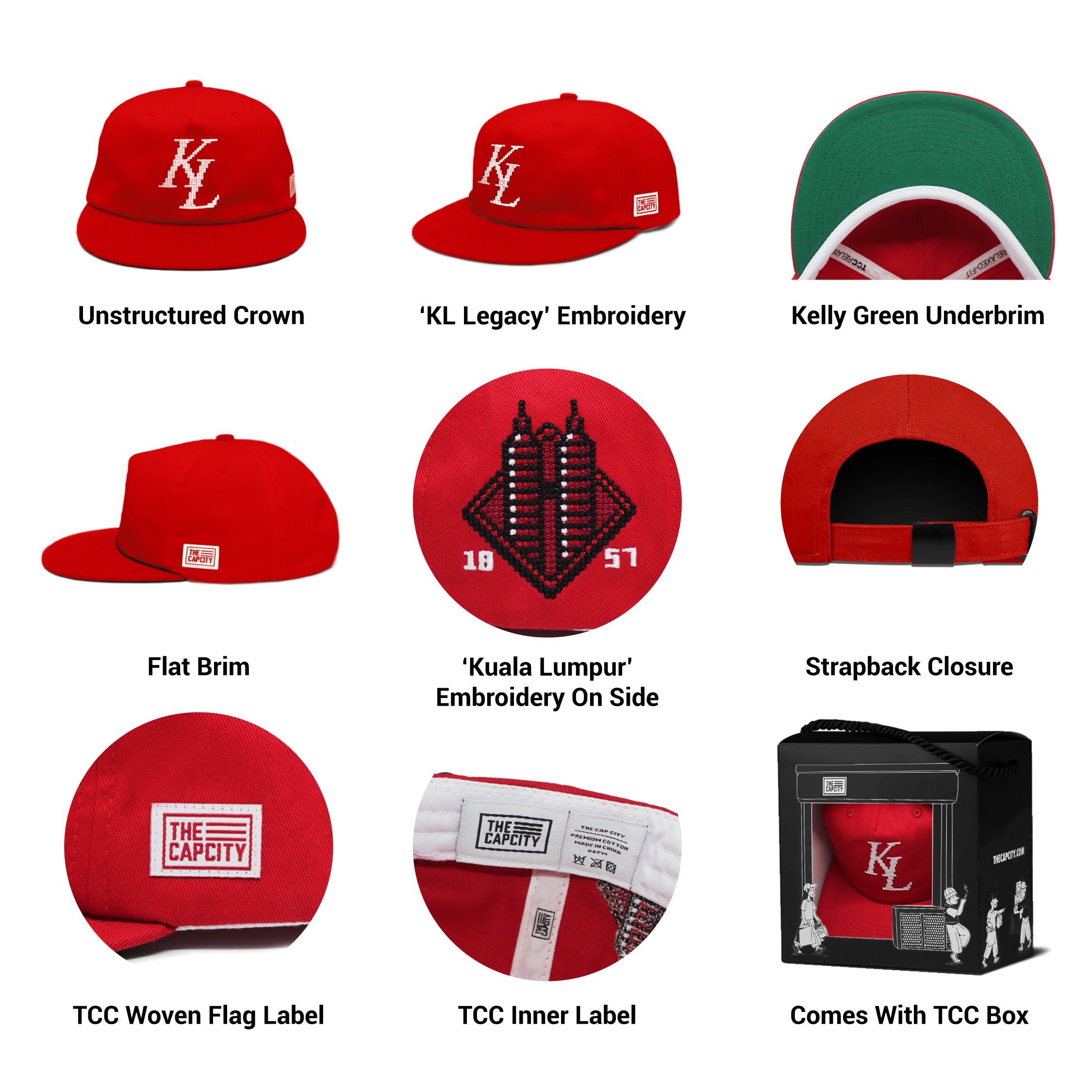 TCC KL LEGACY 8-BIT RELAXED-FIT STRAPBACK COLLECTION