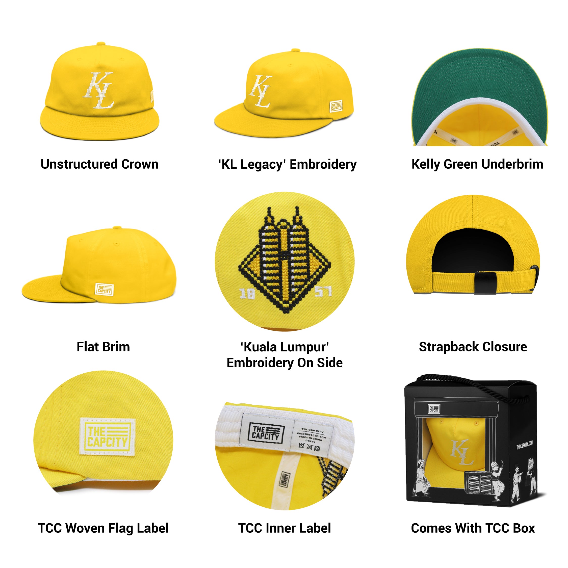 TCC KL LEGACY 8-BIT RELAXED-FIT STRAPBACK COLLECTION