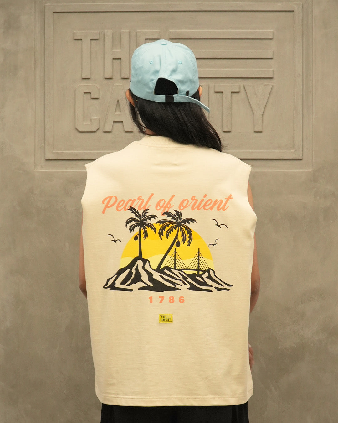 TCC PEARL OF ORIENT SLEEVELESS TEE