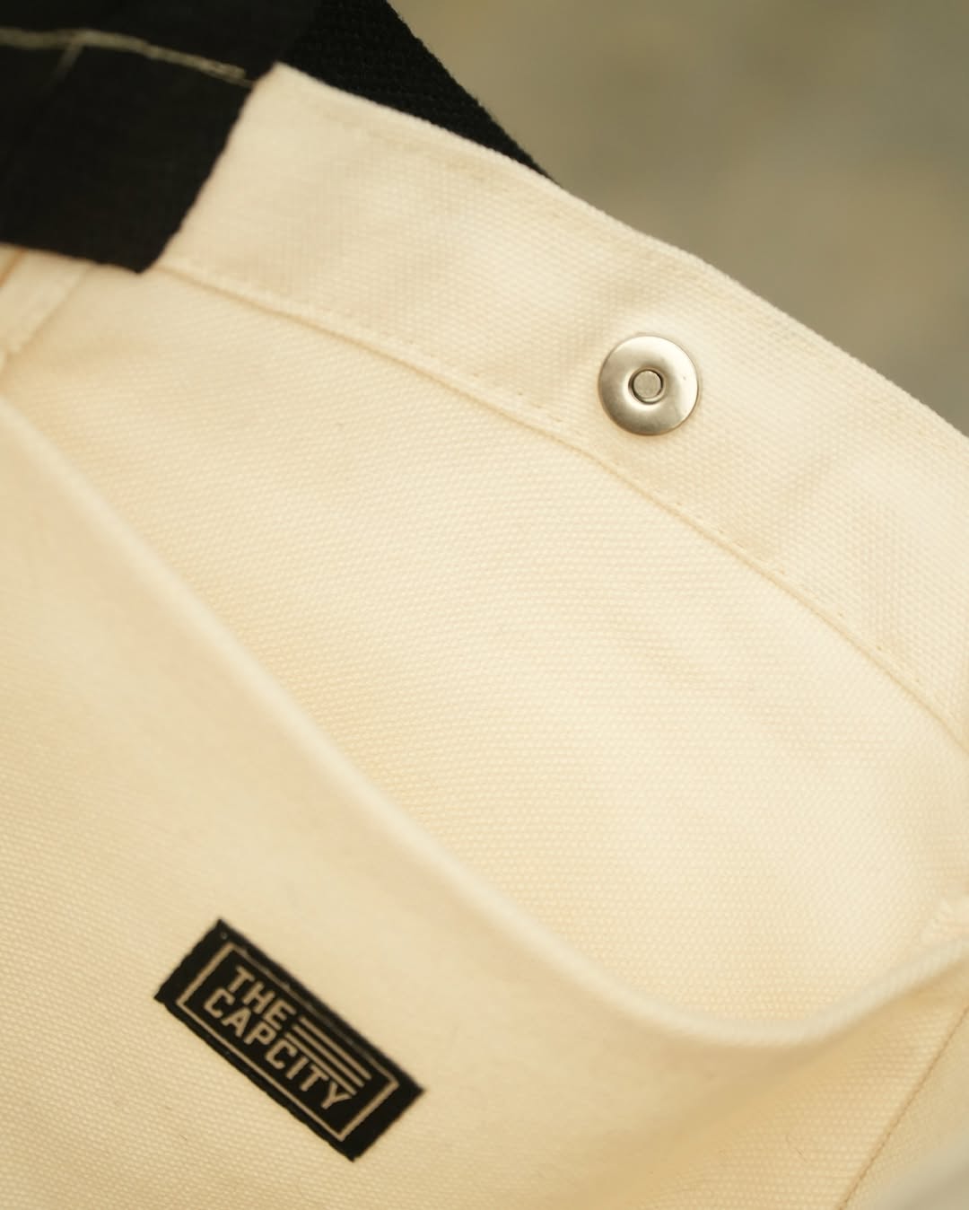 TCC DOUBLE POCKET MONOGRAM TOTE BAG