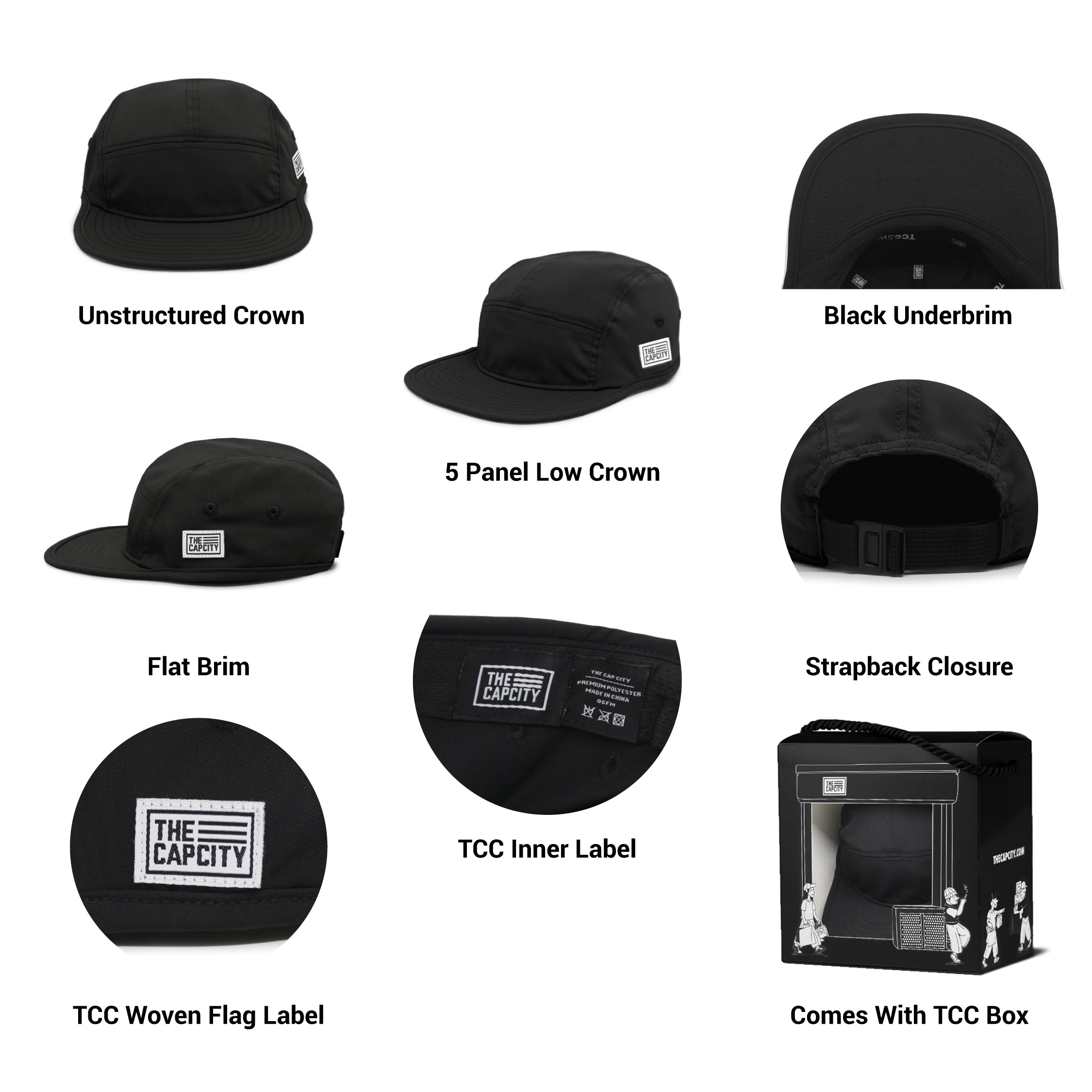 TCC 5 PANEL SWEAT-FIT COLLECTION