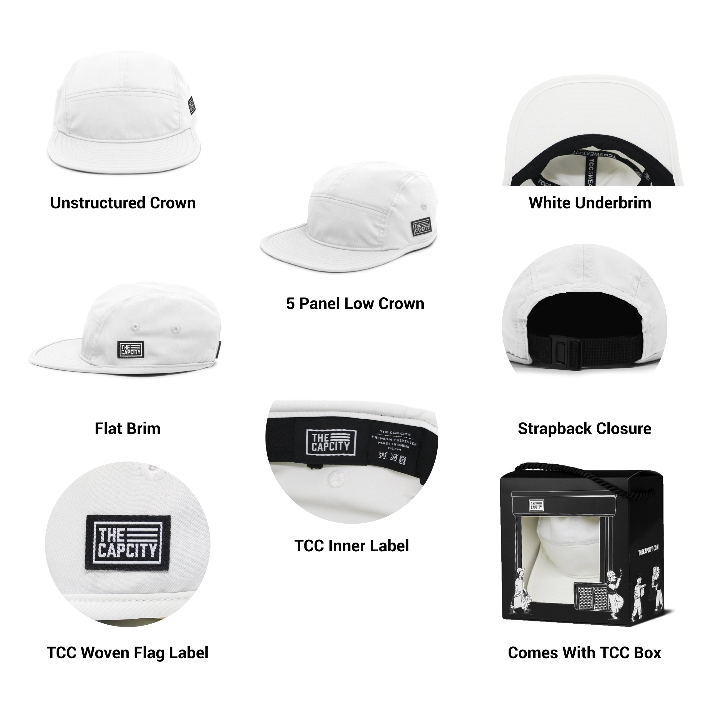 TCC 5 PANEL SWEAT-FIT COLLECTION