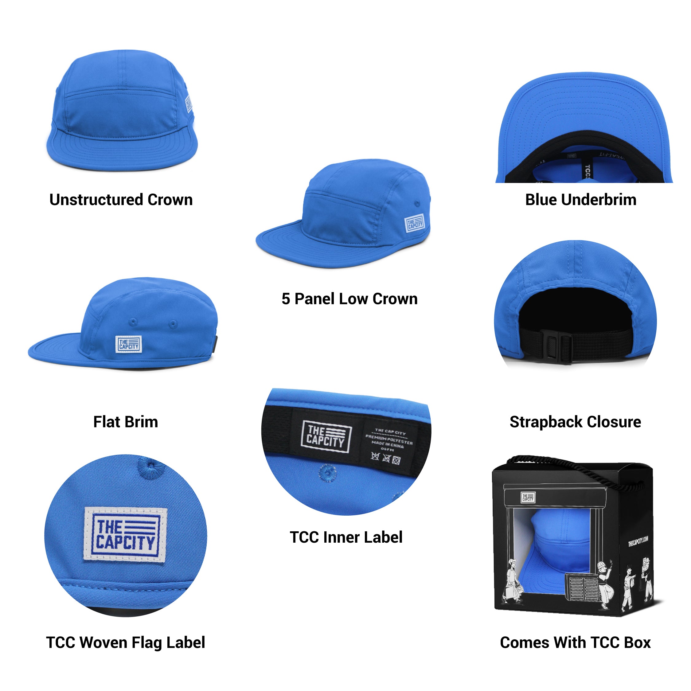 TCC 5 PANEL SWEAT-FIT COLLECTION