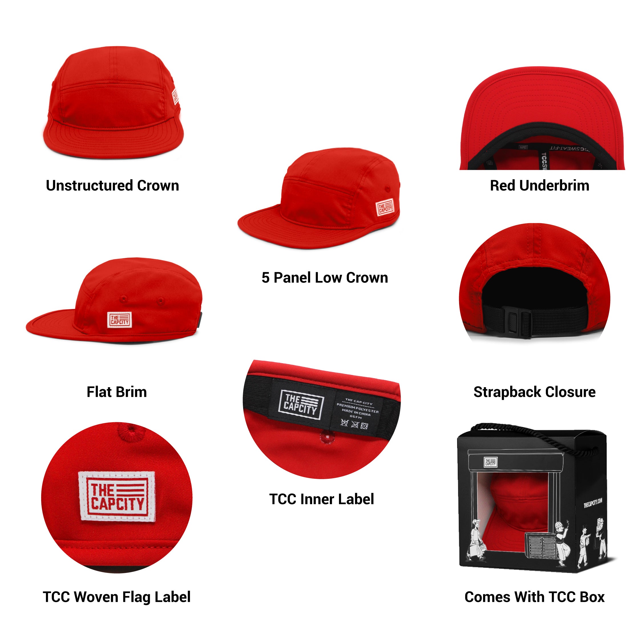 TCC 5 PANEL SWEAT-FIT COLLECTION