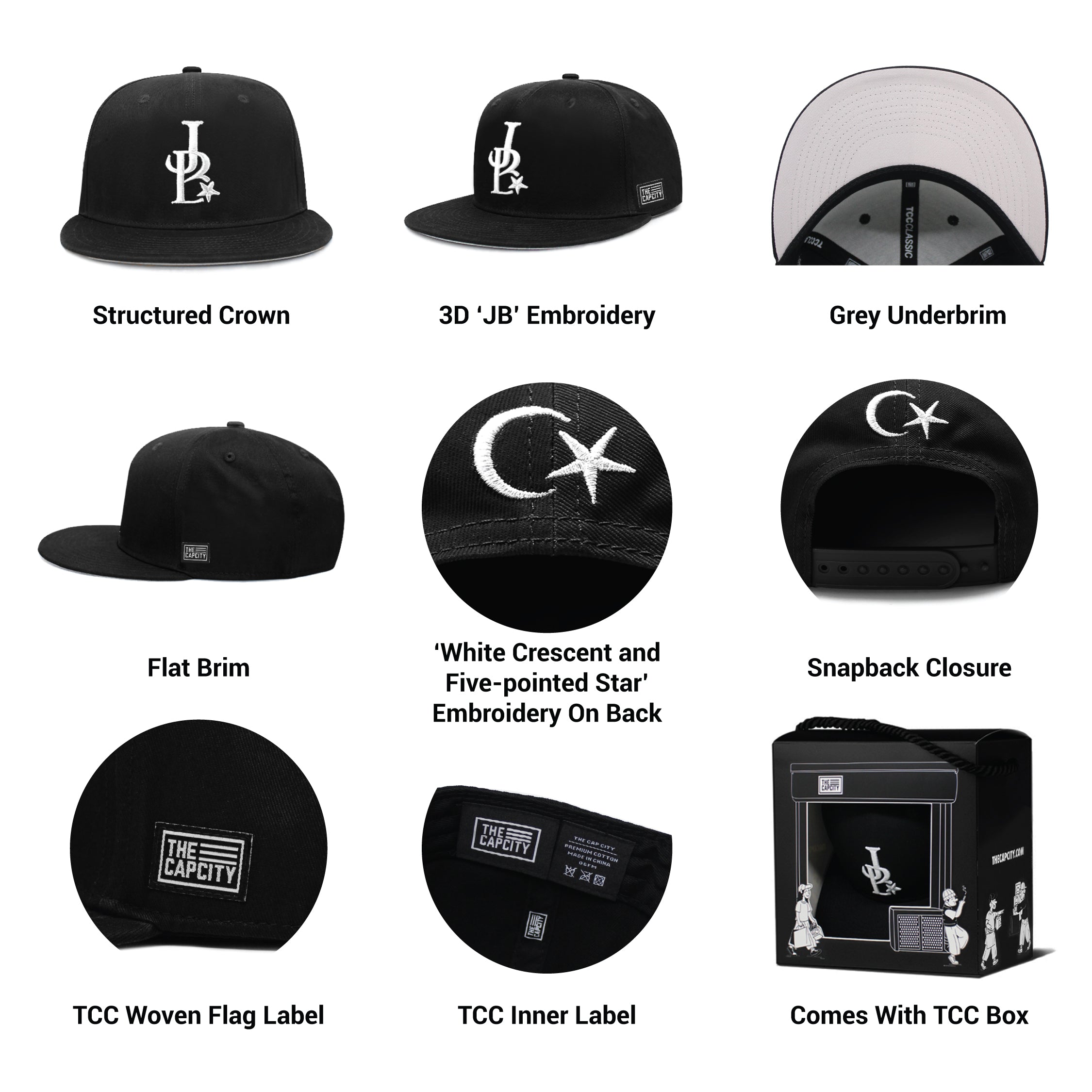 TCC JB CLASSIC SNAPBACK CAP