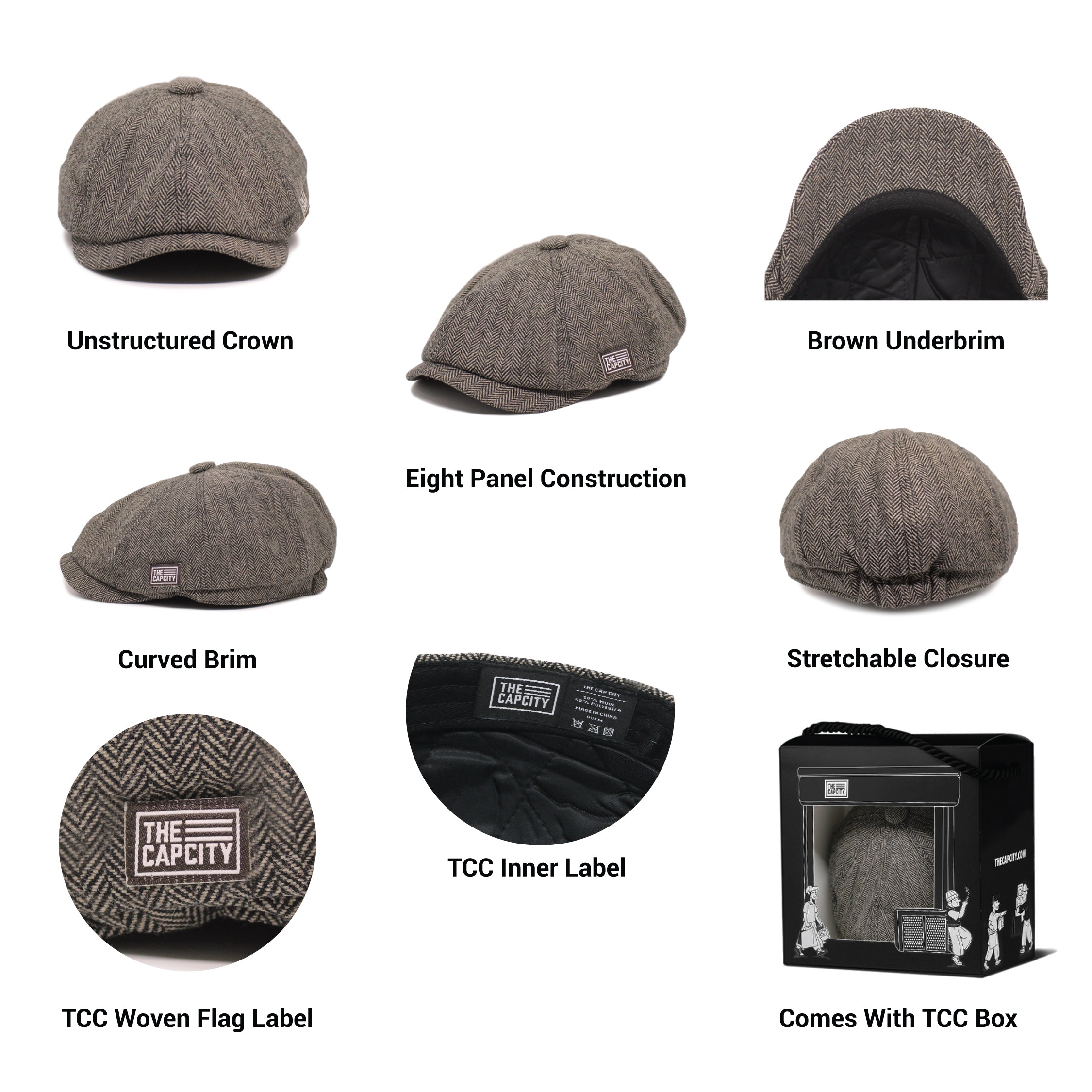 TCC NEWSBOY FLEX-FIT CAP COLLECTION