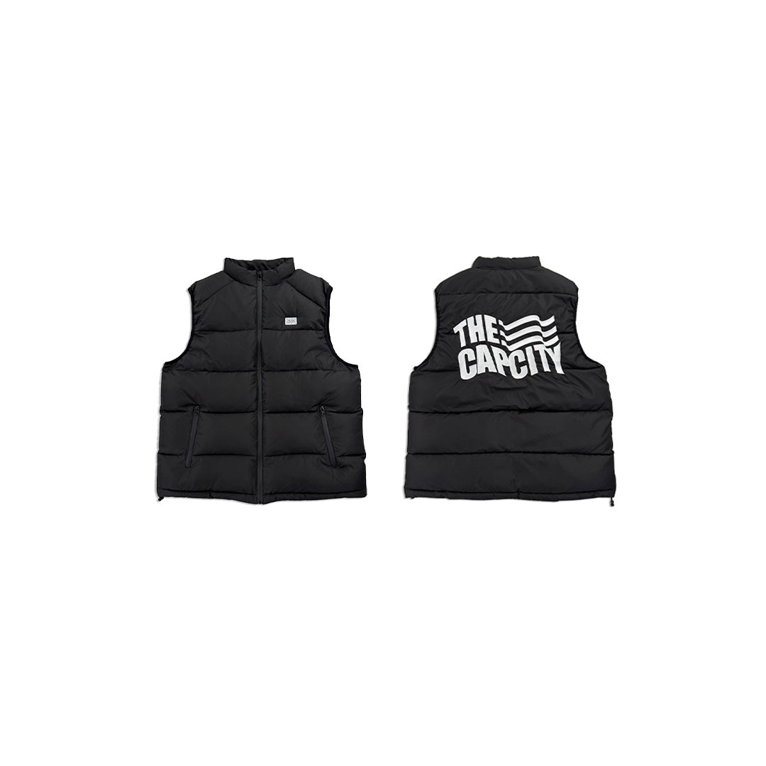 TCC 'WAVING FLAG' PUFFER VEST