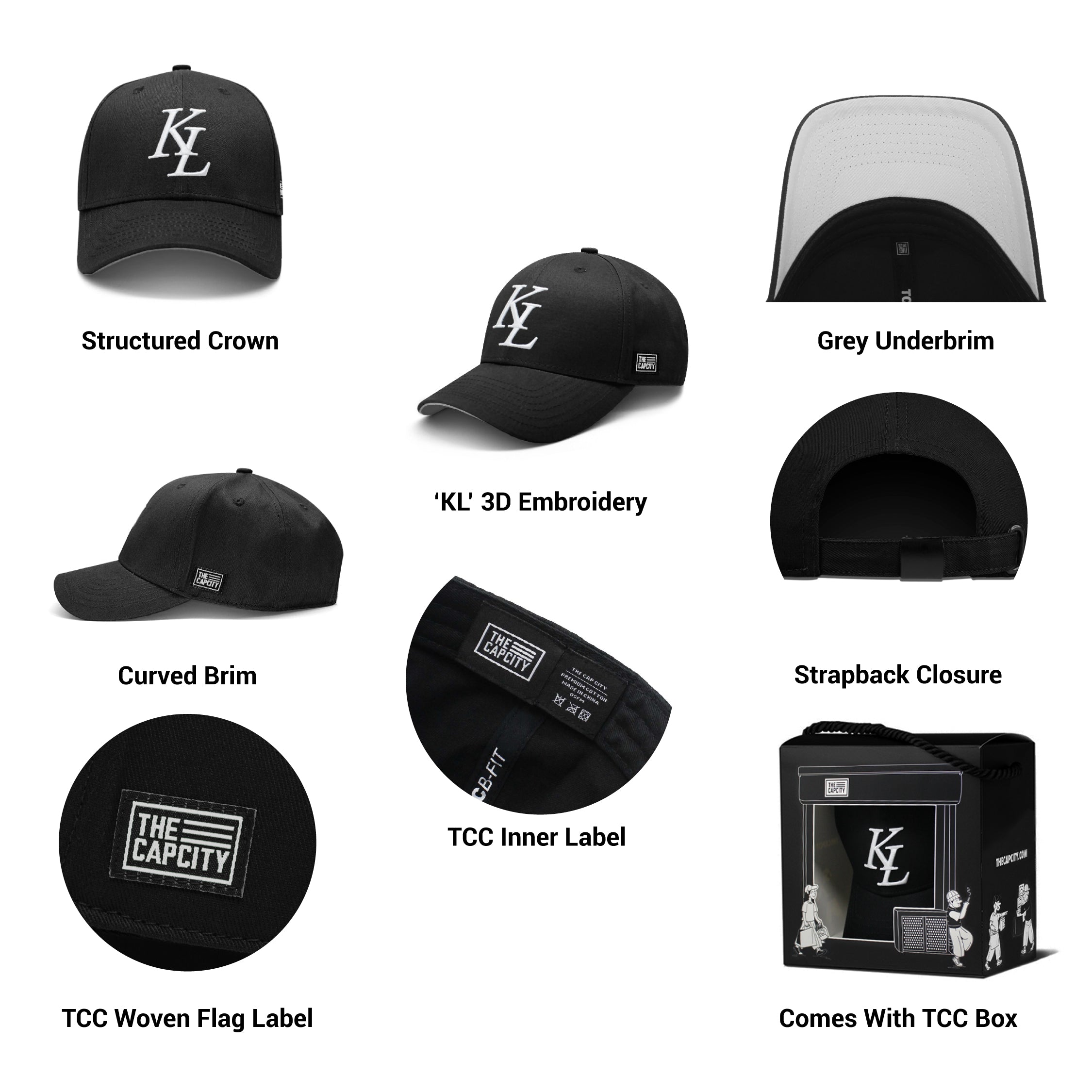 TCC KL LEGACY B-FIT STRAPBACK CAP COLLECTION