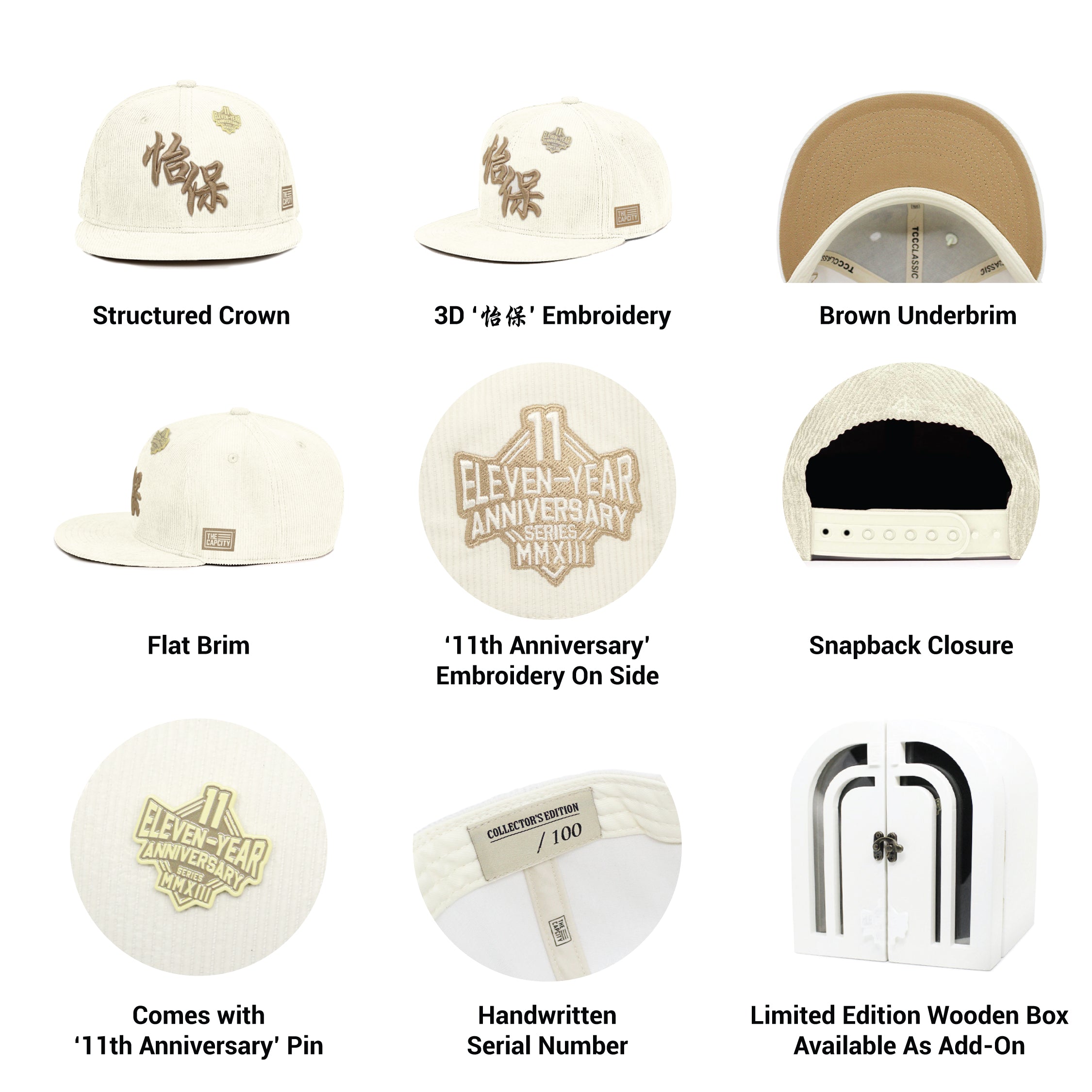 TCC 11TH ANNIVERSARY CLASSIC SNAPBACK COLLECTION