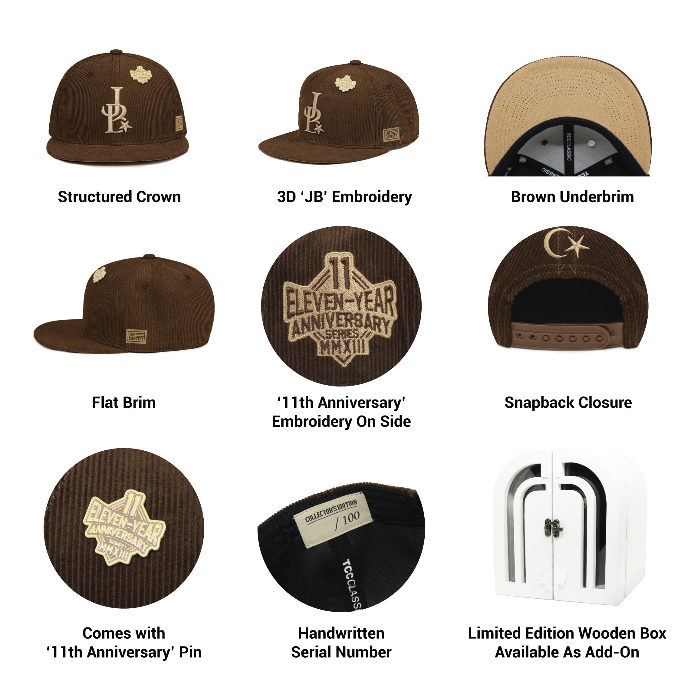 TCC 11TH ANNIVERSARY CLASSIC SNAPBACK COLLECTION