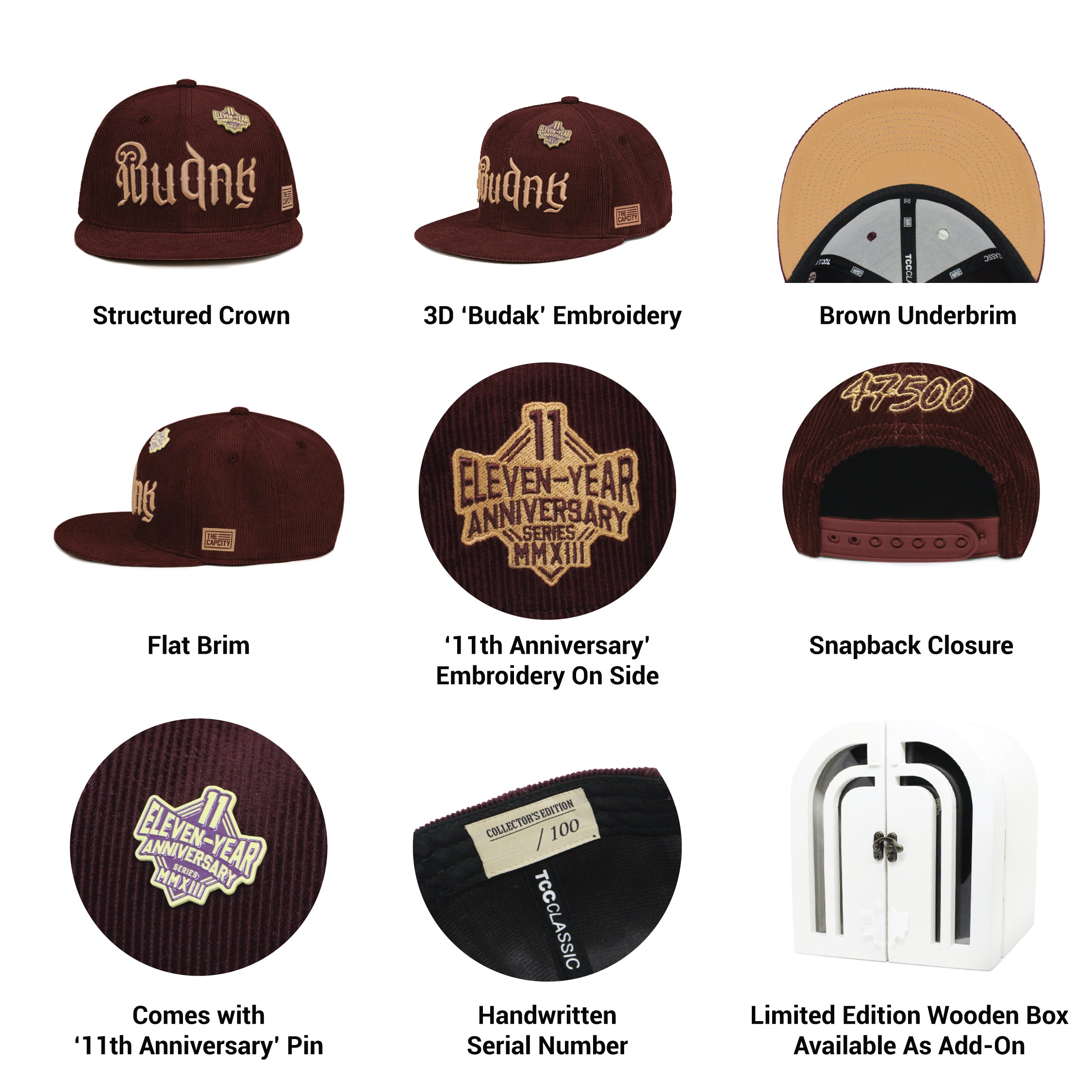 TCC 11TH ANNIVERSARY CLASSIC SNAPBACK COLLECTION