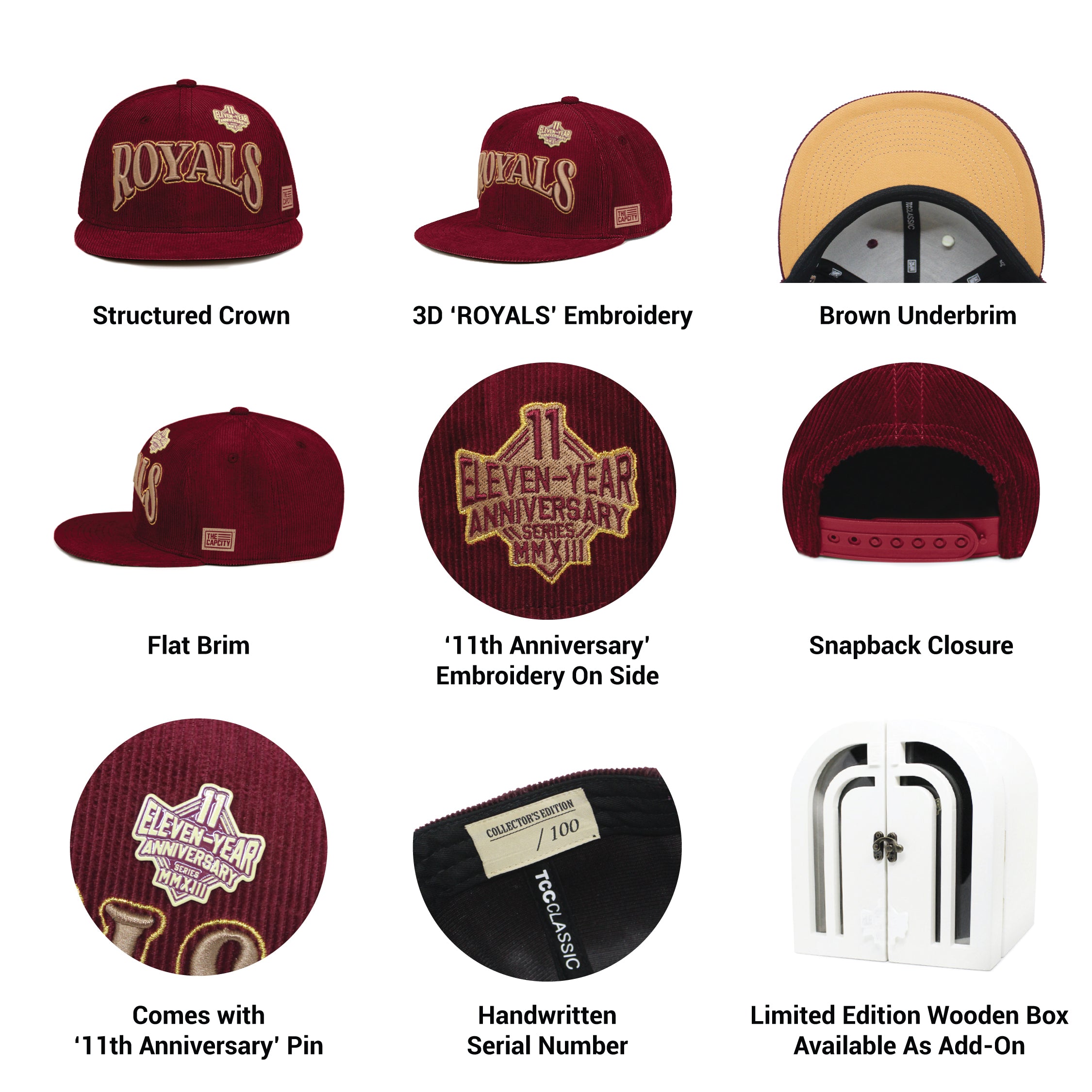 TCC 11TH ANNIVERSARY CLASSIC SNAPBACK COLLECTION