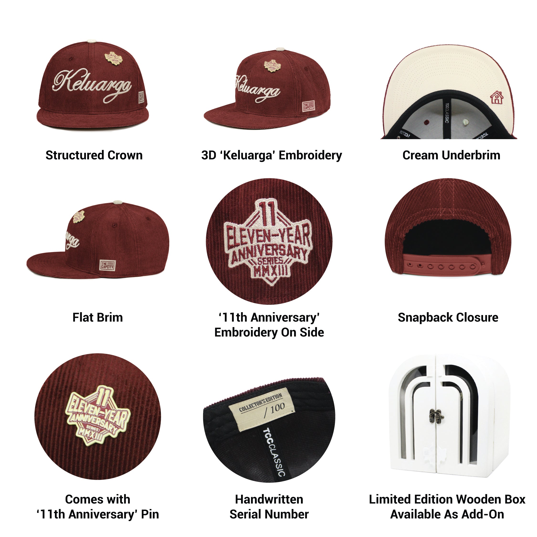 TCC 11TH ANNIVERSARY CLASSIC SNAPBACK COLLECTION