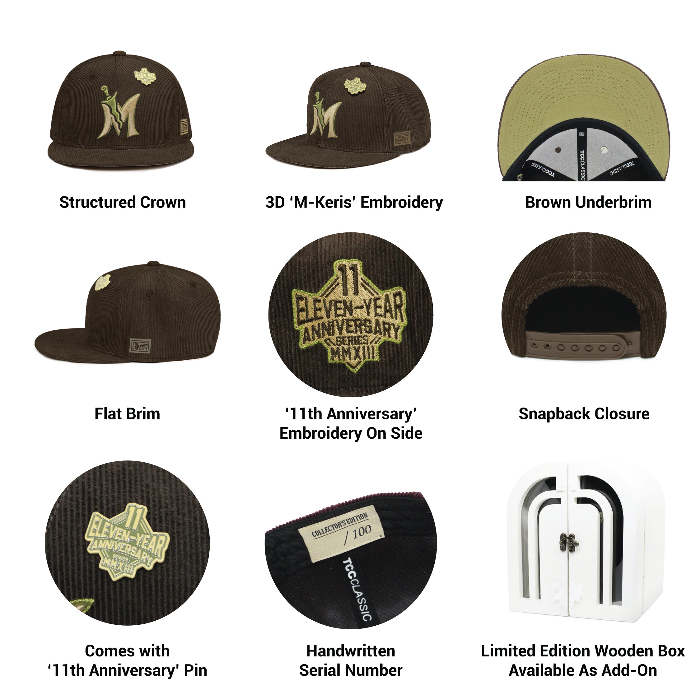 TCC 11TH ANNIVERSARY CLASSIC SNAPBACK COLLECTION
