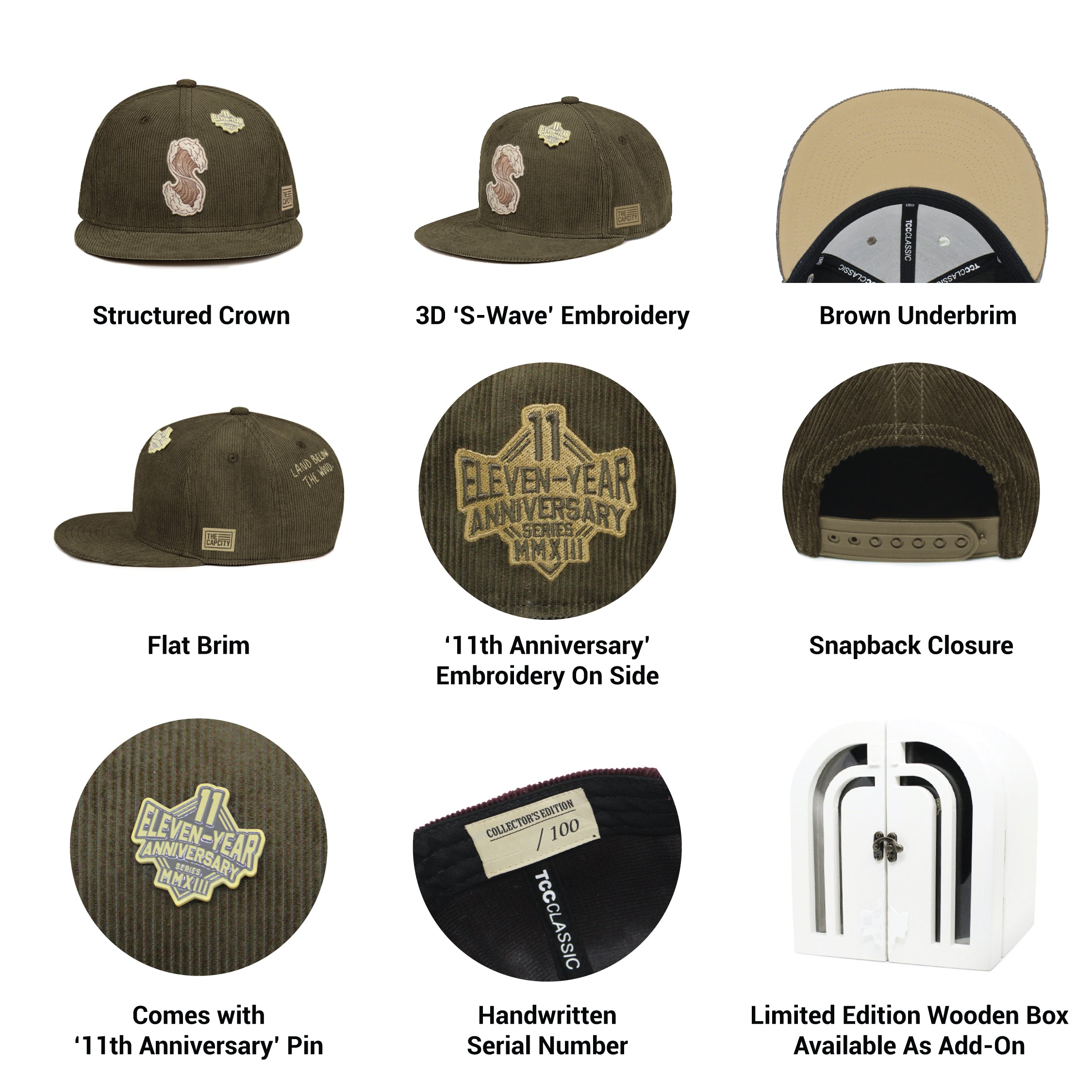 TCC 11TH ANNIVERSARY CLASSIC SNAPBACK COLLECTION