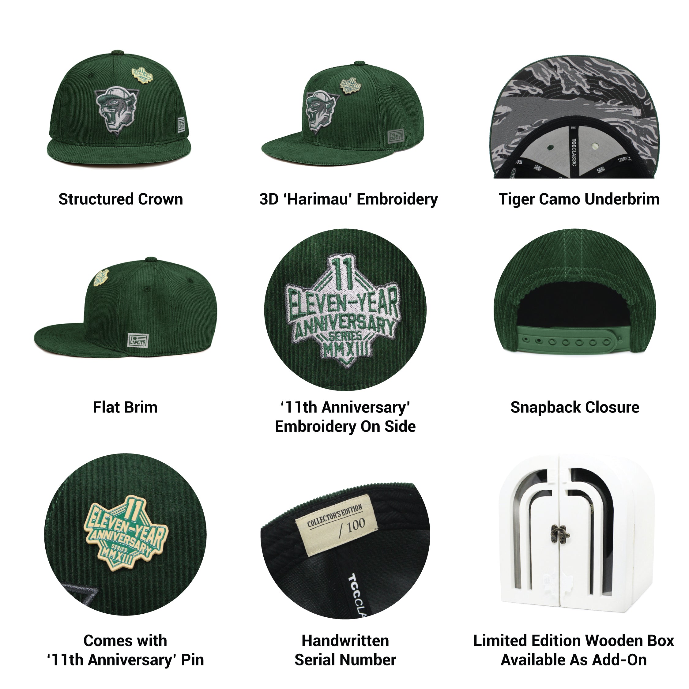 TCC 11TH ANNIVERSARY CLASSIC SNAPBACK COLLECTION