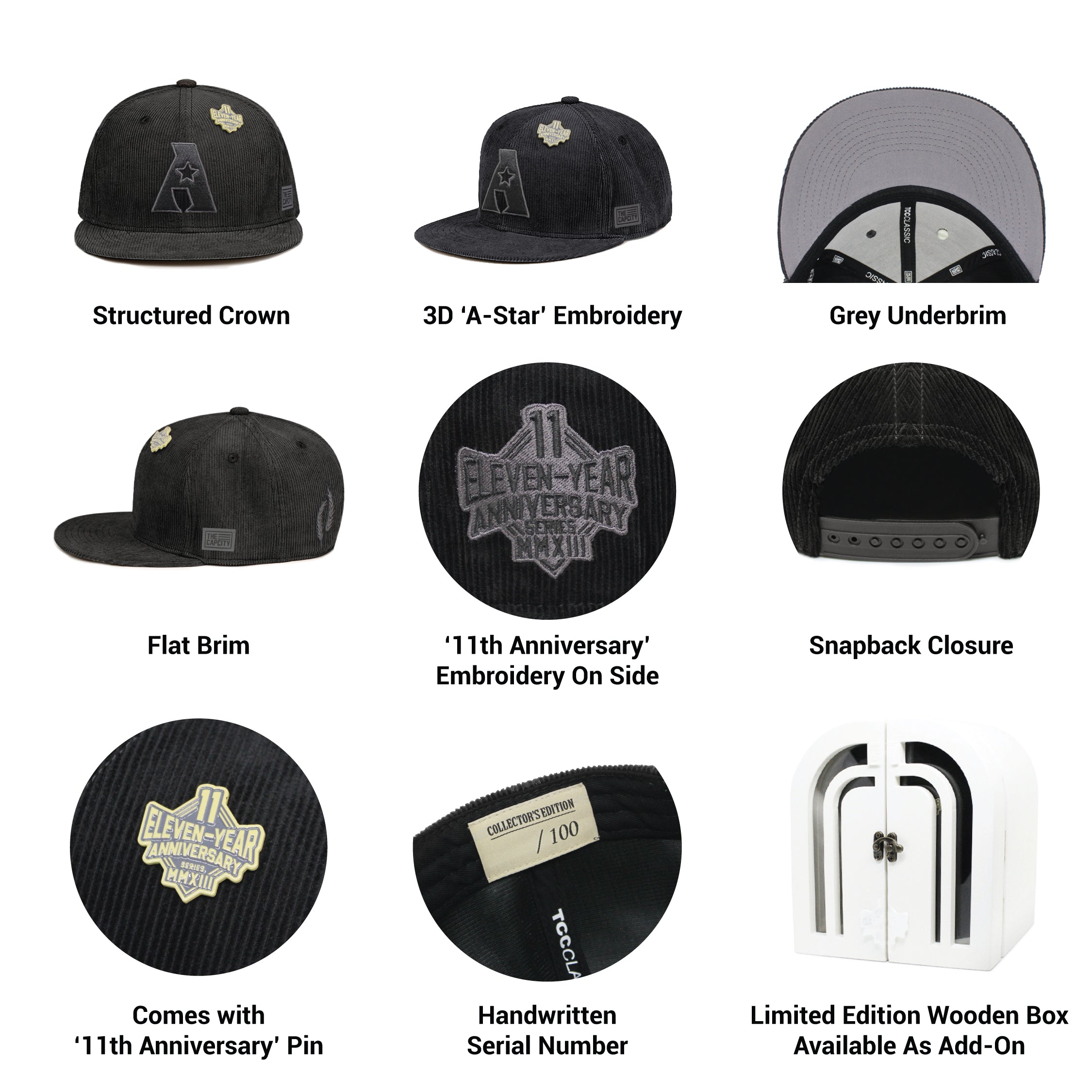 TCC 11TH ANNIVERSARY CLASSIC SNAPBACK COLLECTION