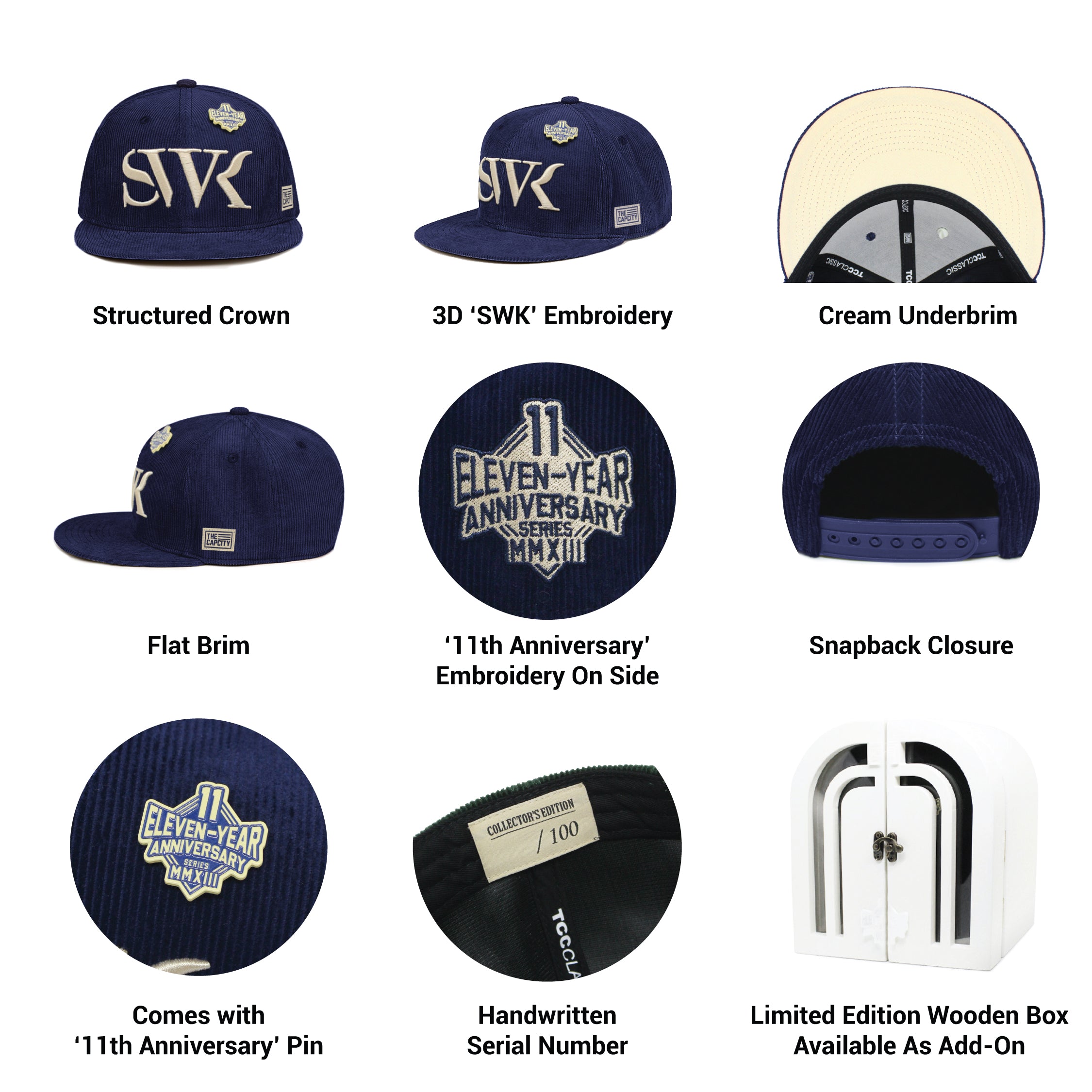 TCC 11TH ANNIVERSARY CLASSIC SNAPBACK COLLECTION
