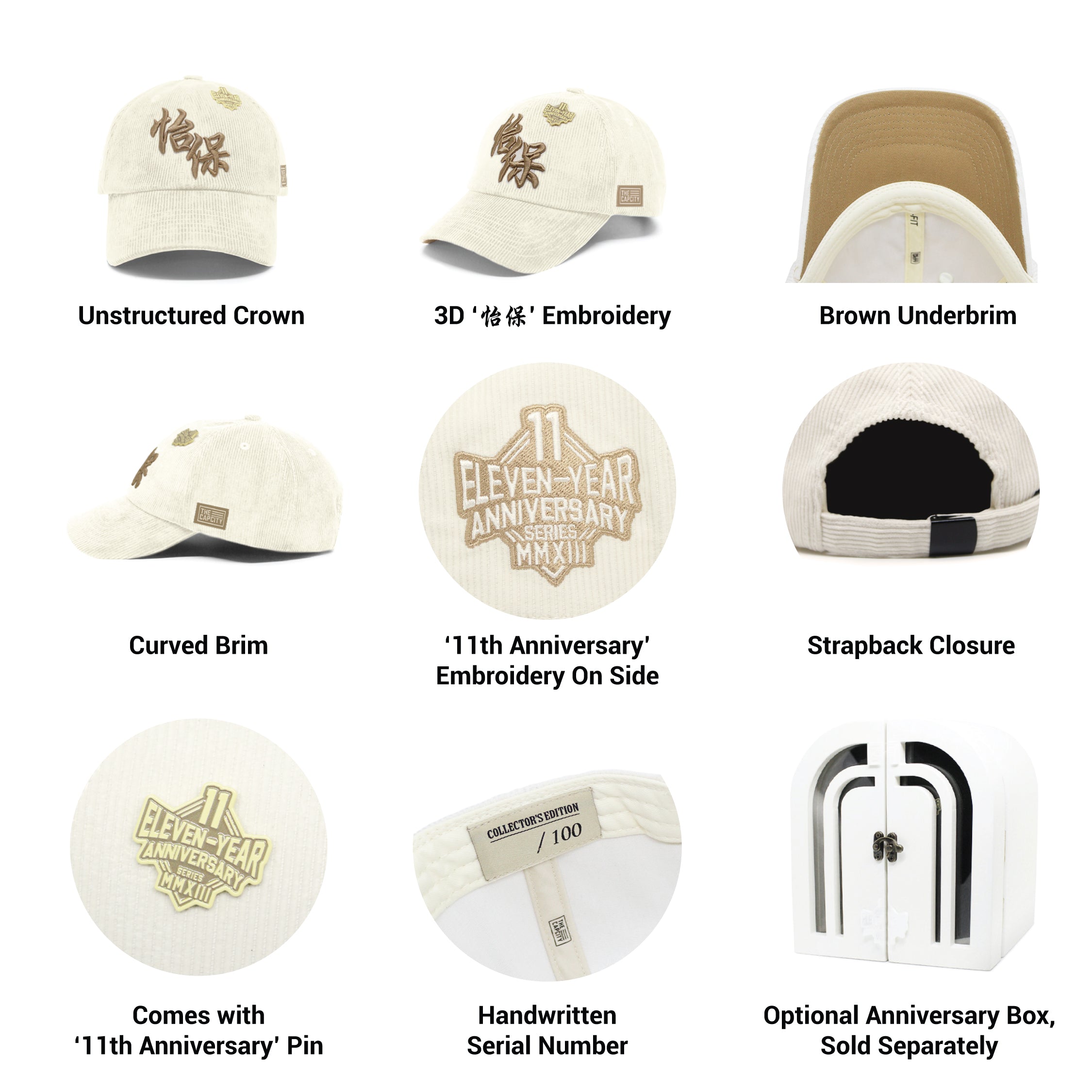 TCC 11TH ANNIVERSARY RELAXED-FIT STRAPBACK COLLECTION