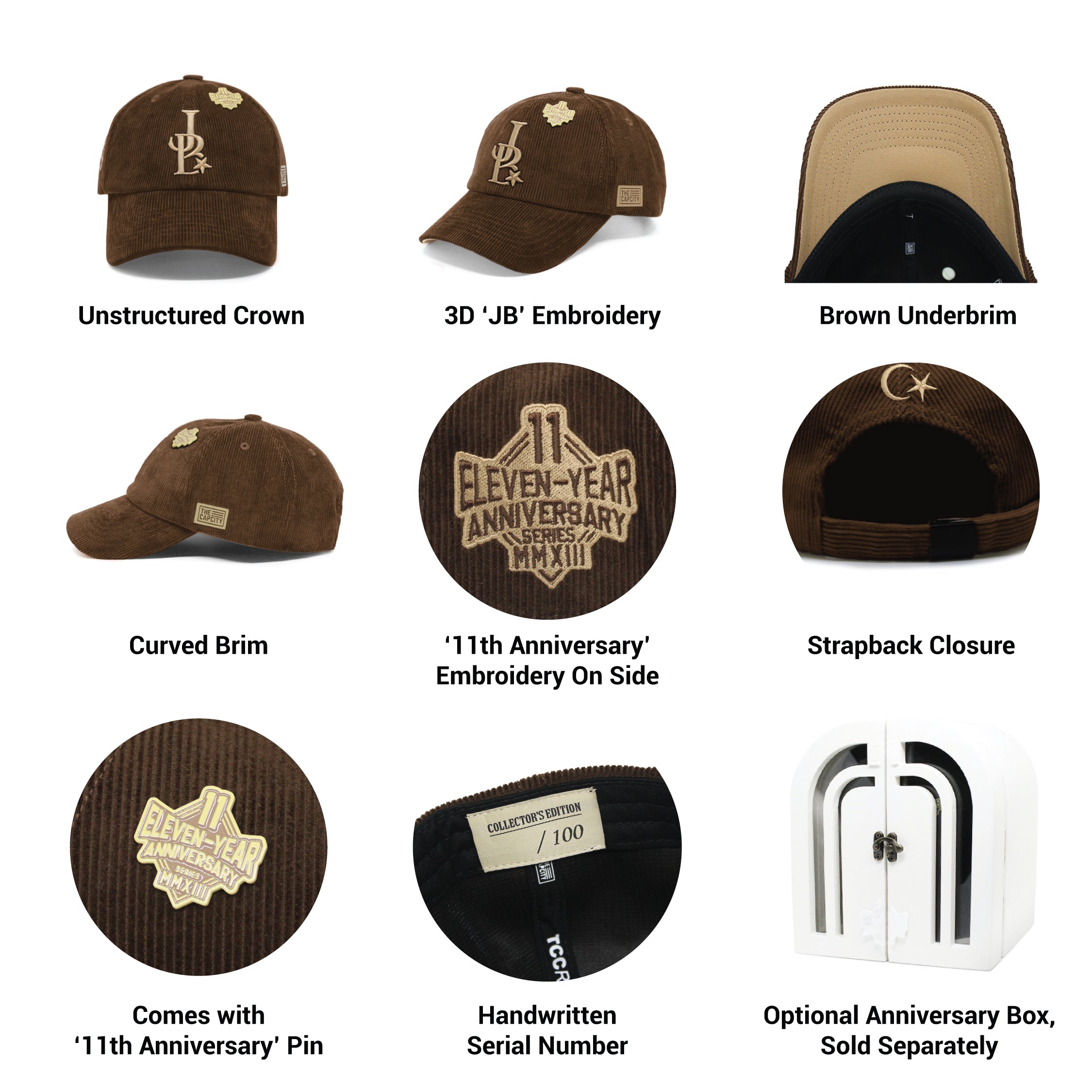 TCC 11TH ANNIVERSARY RELAXED-FIT STRAPBACK COLLECTION