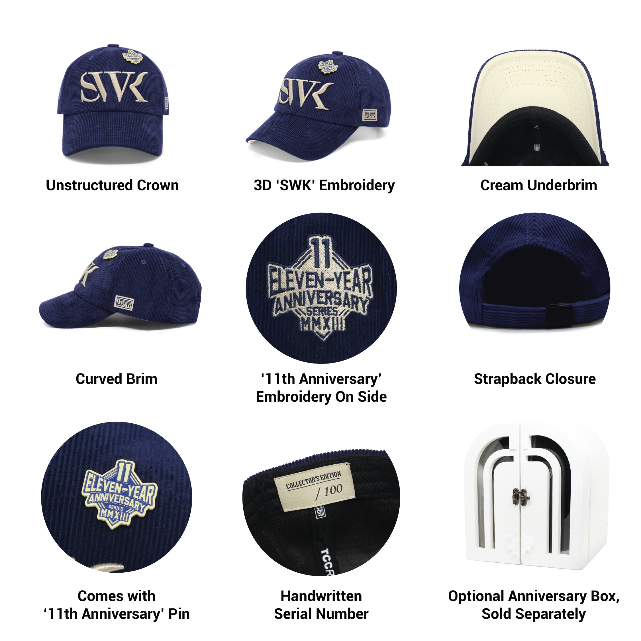 TCC 11TH ANNIVERSARY RELAXED-FIT STRAPBACK COLLECTION