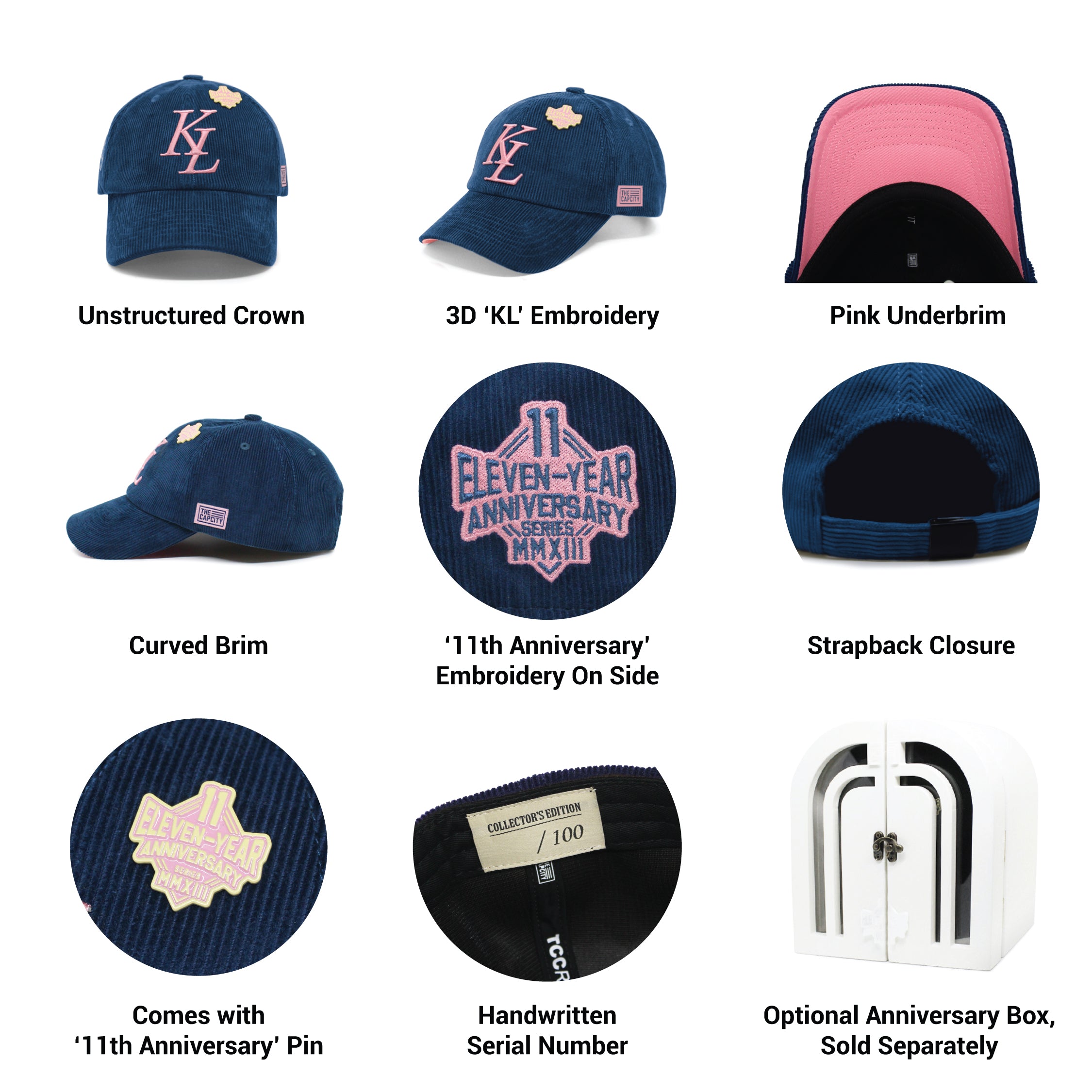 TCC 11TH ANNIVERSARY RELAXED-FIT STRAPBACK COLLECTION