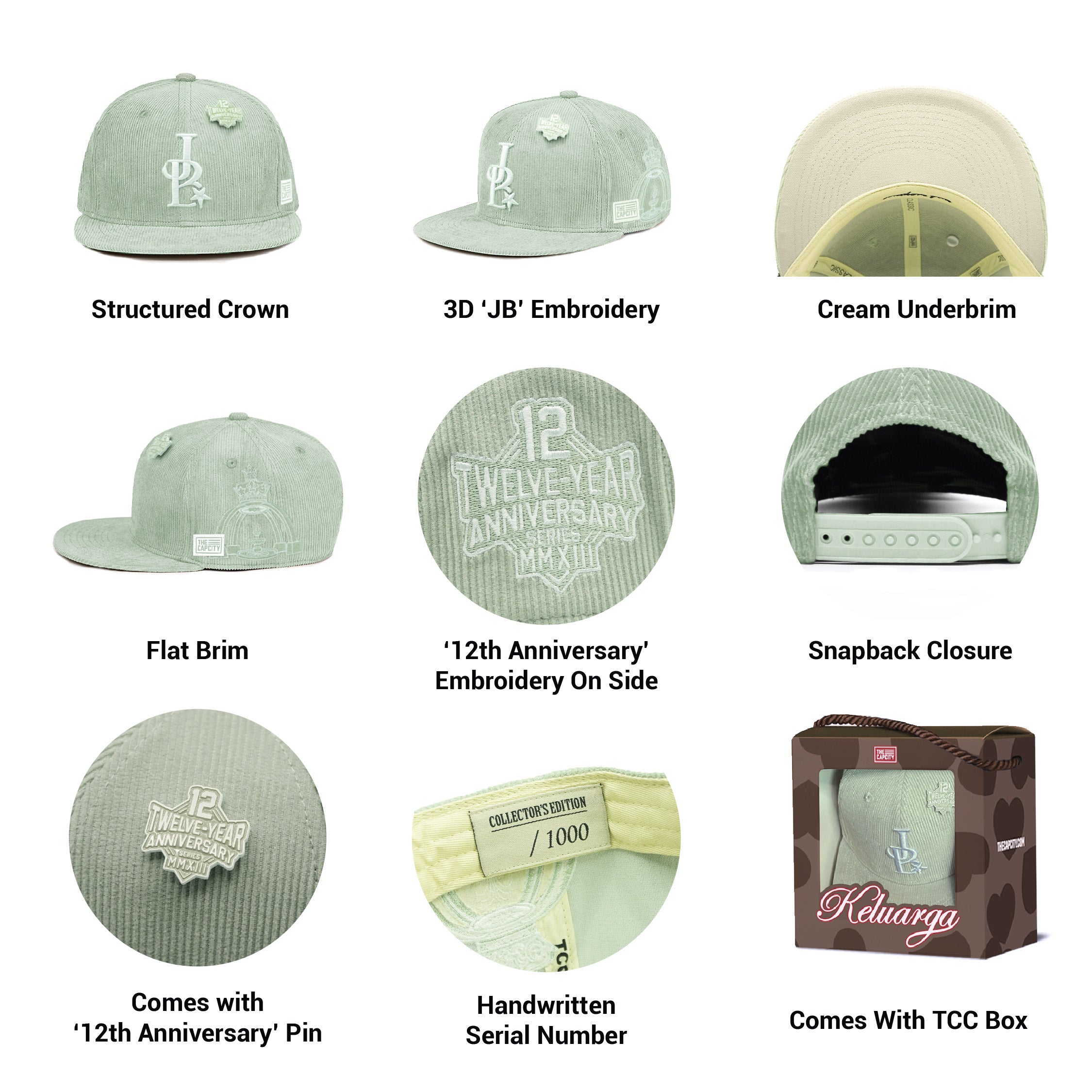 TCC 12TH ANNIVERSARY CLASSIC SNAPBACK COLLECTION