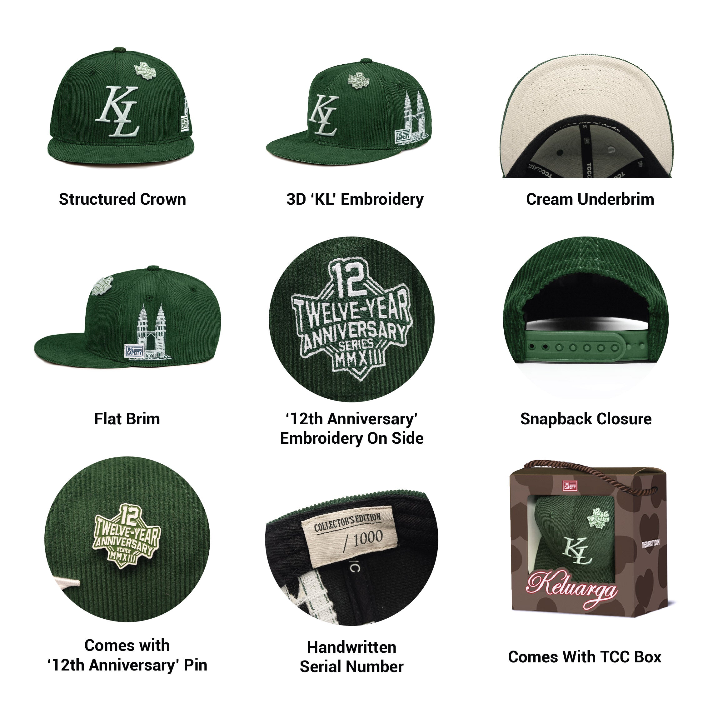 TCC 12TH ANNIVERSARY CLASSIC SNAPBACK COLLECTION