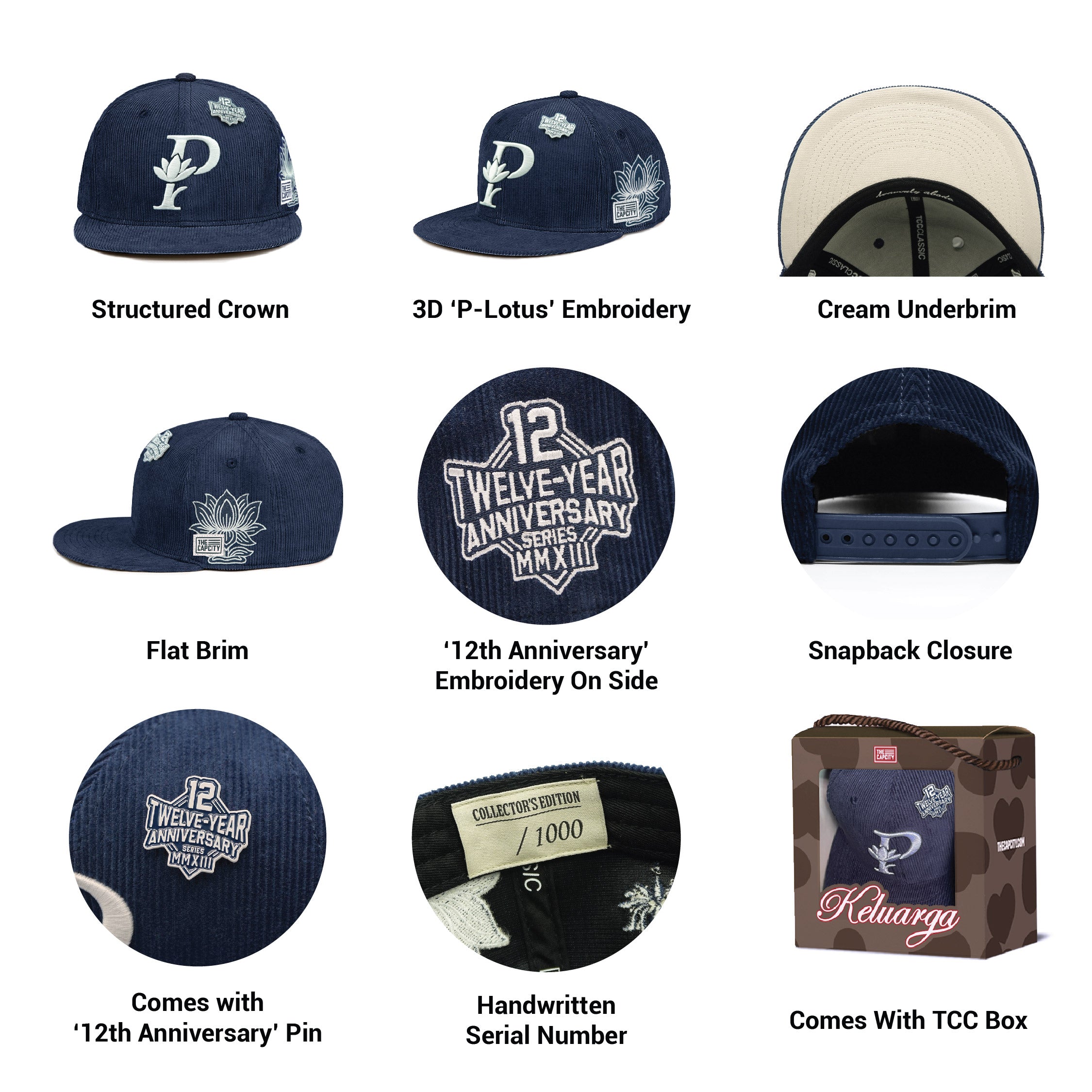 TCC 12TH ANNIVERSARY CLASSIC SNAPBACK COLLECTION