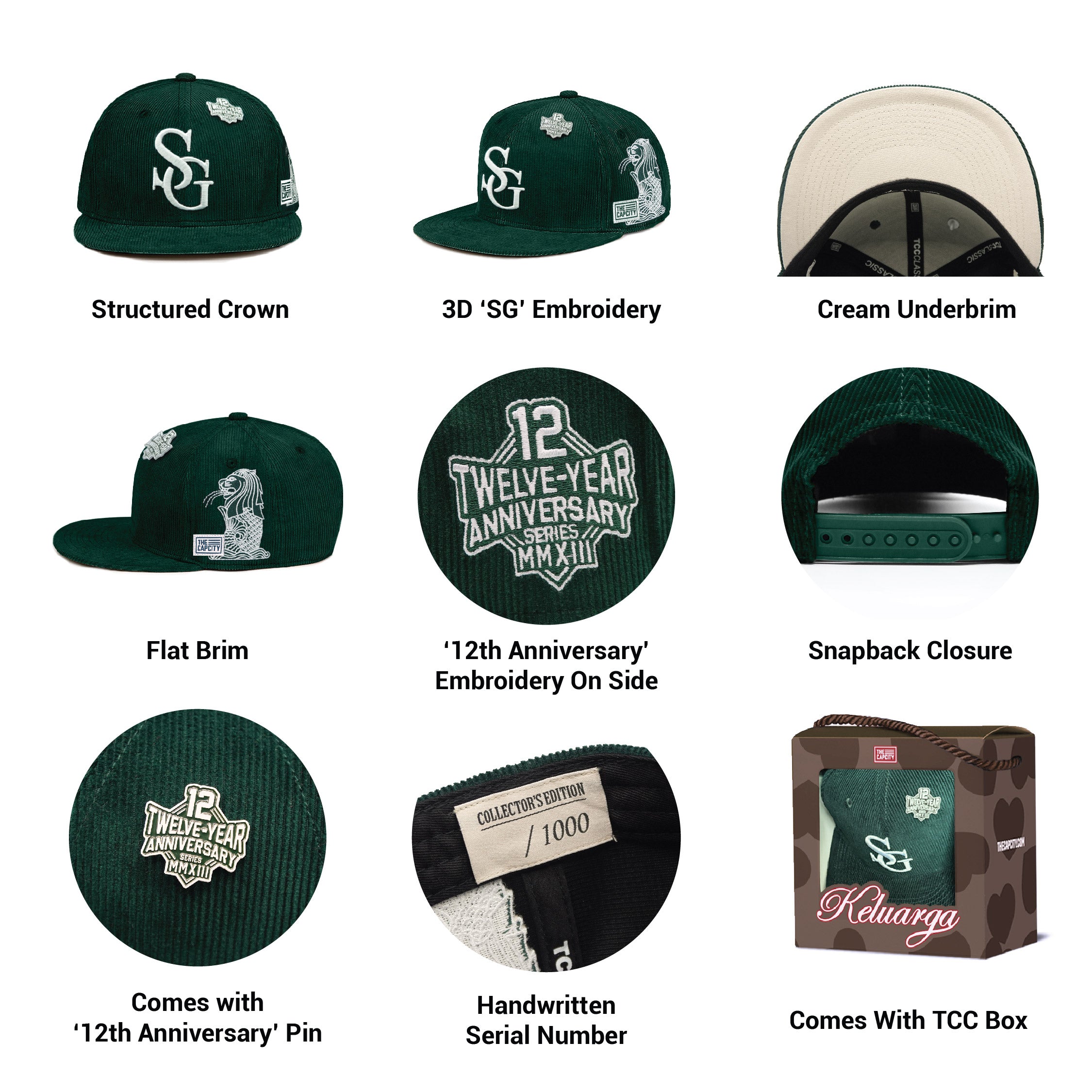 TCC 12TH ANNIVERSARY CLASSIC SNAPBACK COLLECTION