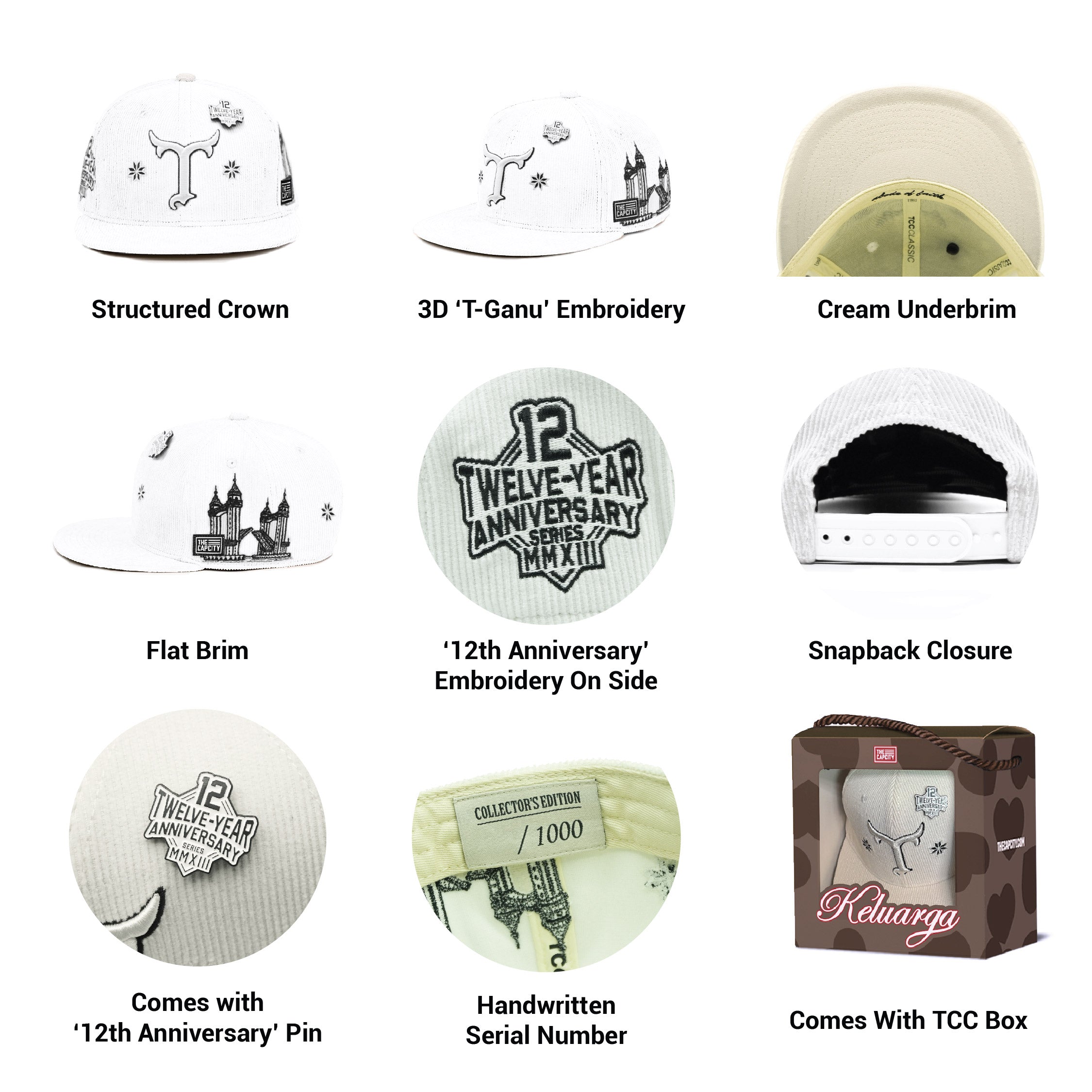 TCC 12TH ANNIVERSARY CLASSIC SNAPBACK COLLECTION