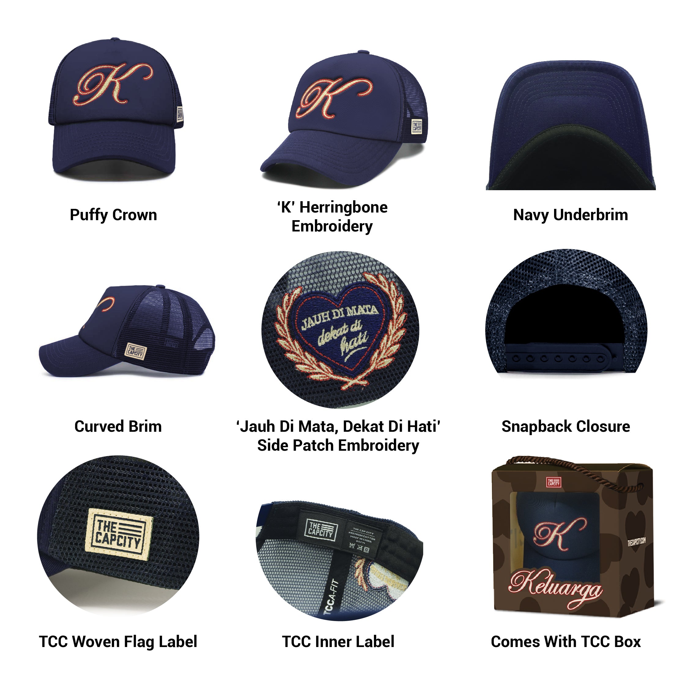 TCC ETERNITY KELUARGA PUFFY TRUCKER SNAPBACK COLLECTION