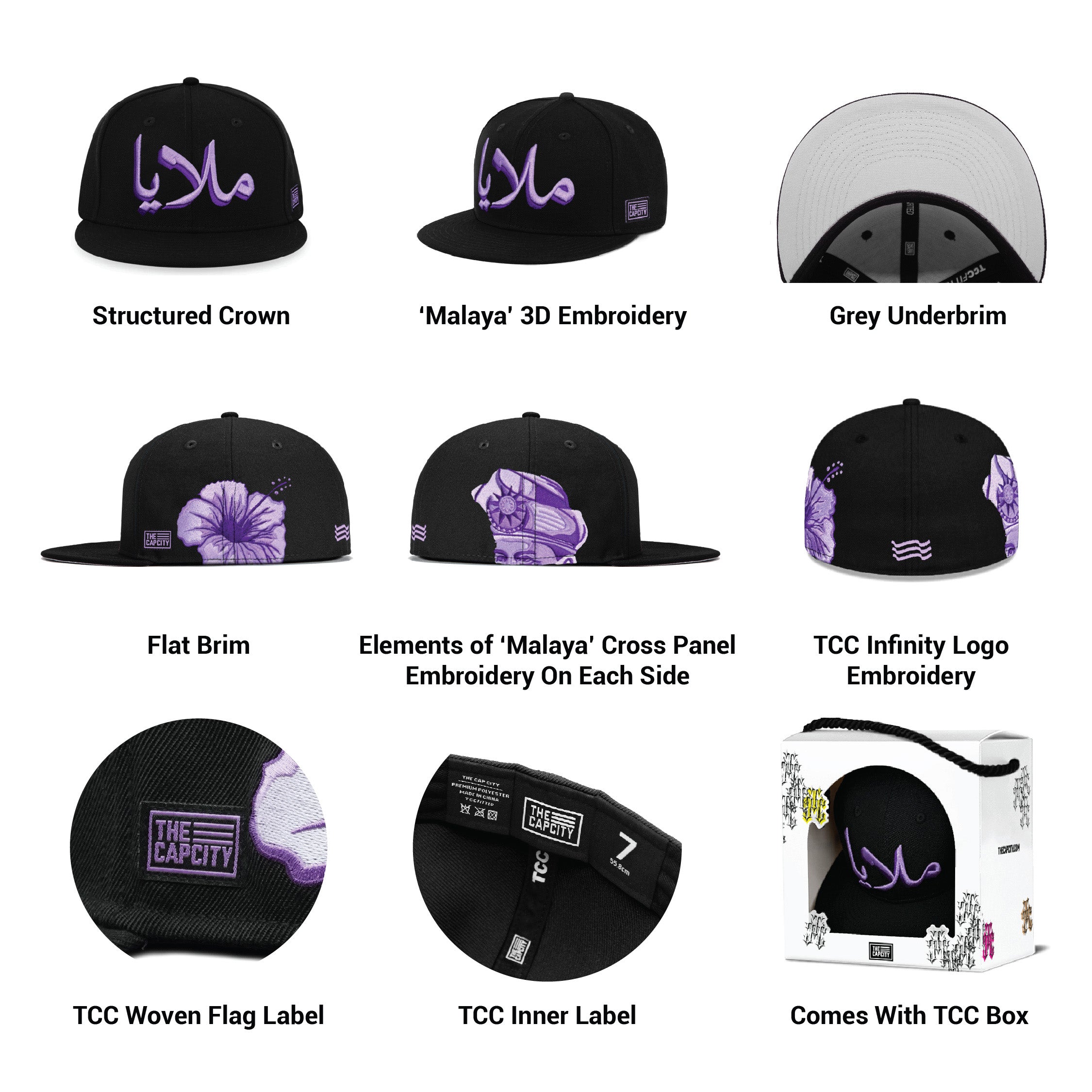 TCC MALAYA FITTED CAP COLLECTION