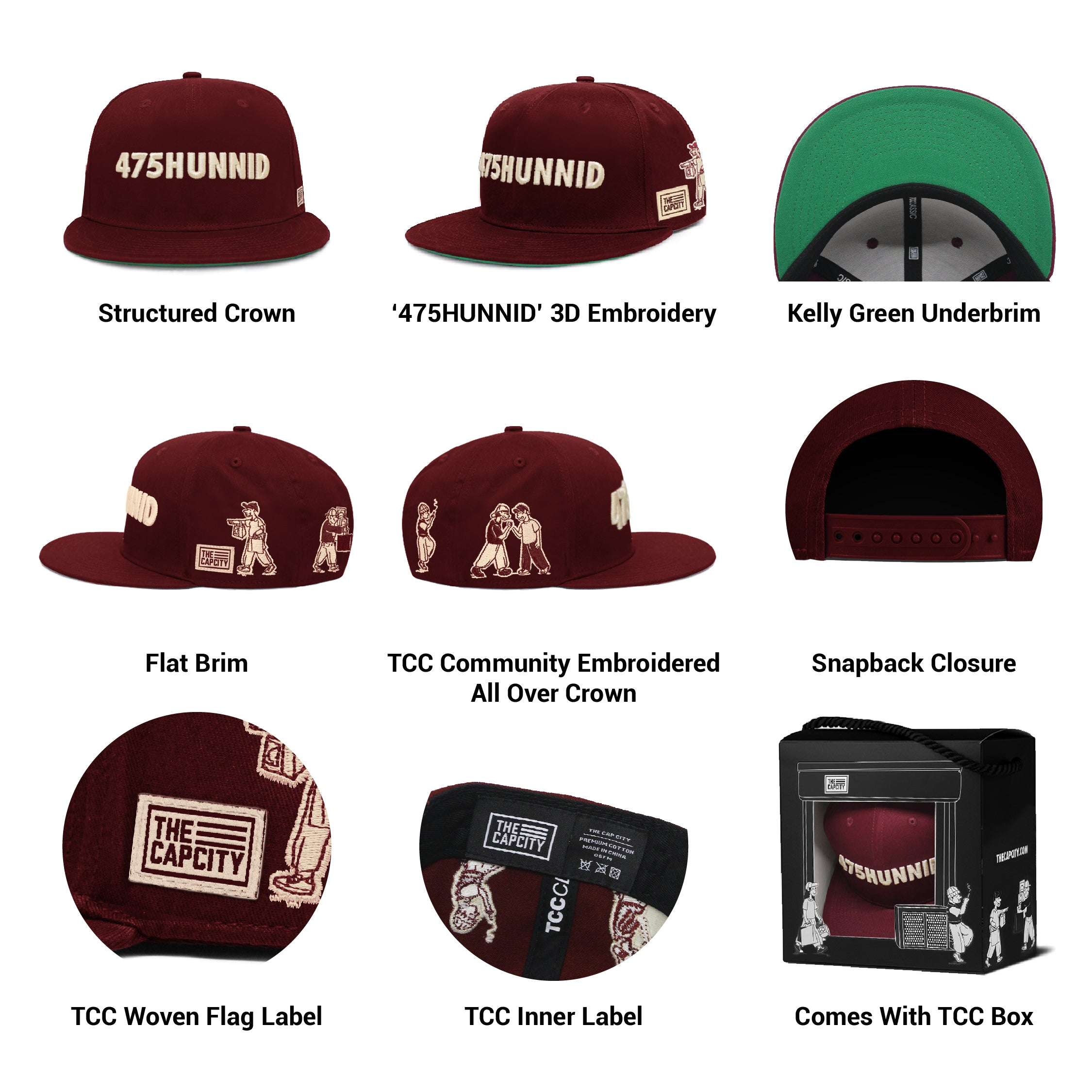 TCC 475HUNNID CLASSIC SNAPBACK