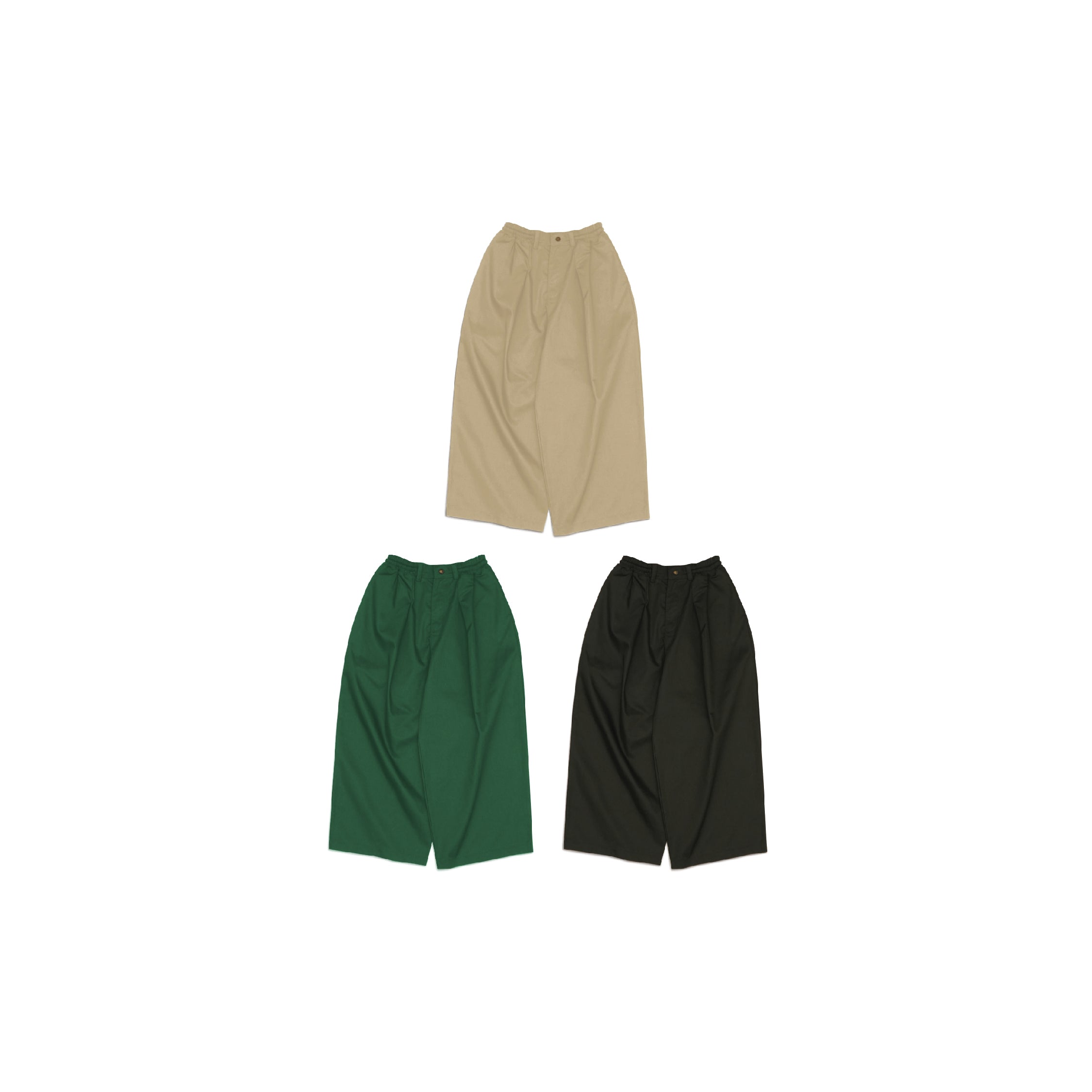 TCC PLEATED WIDE LEG PANTS COLLECTION