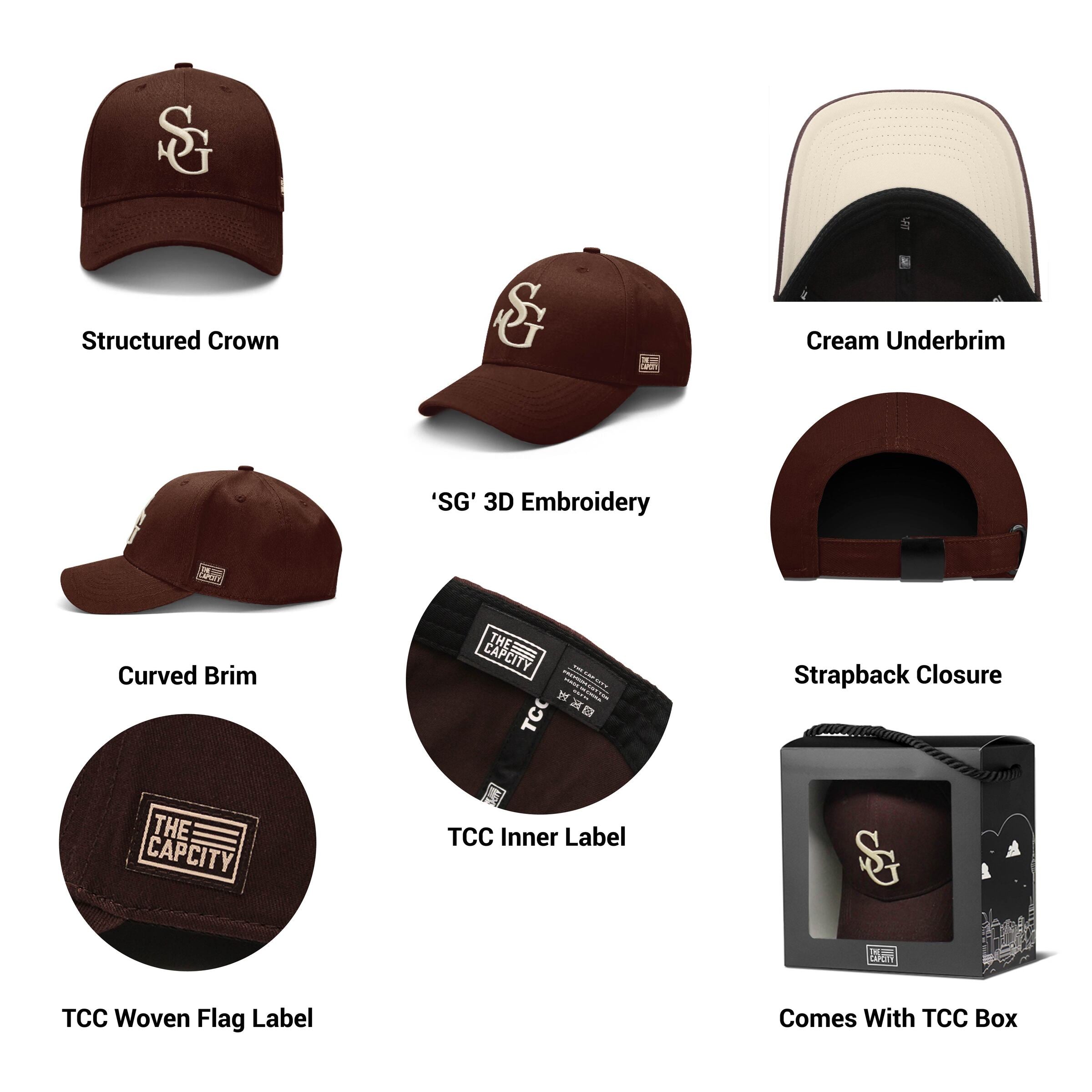 TCC "MIGHTY SG" B-FIT STRAPBACK COLLECTION