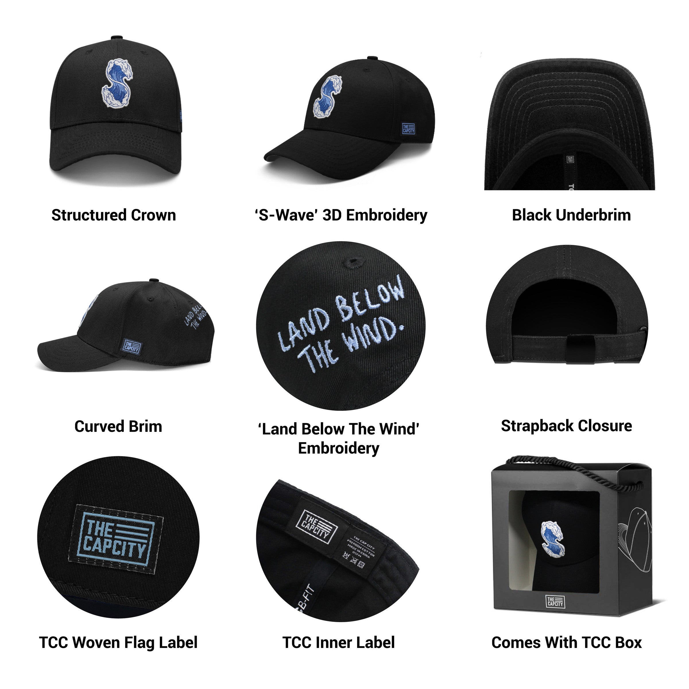 TCC S-WAVE B-FIT STRAPBACK COLLECTION