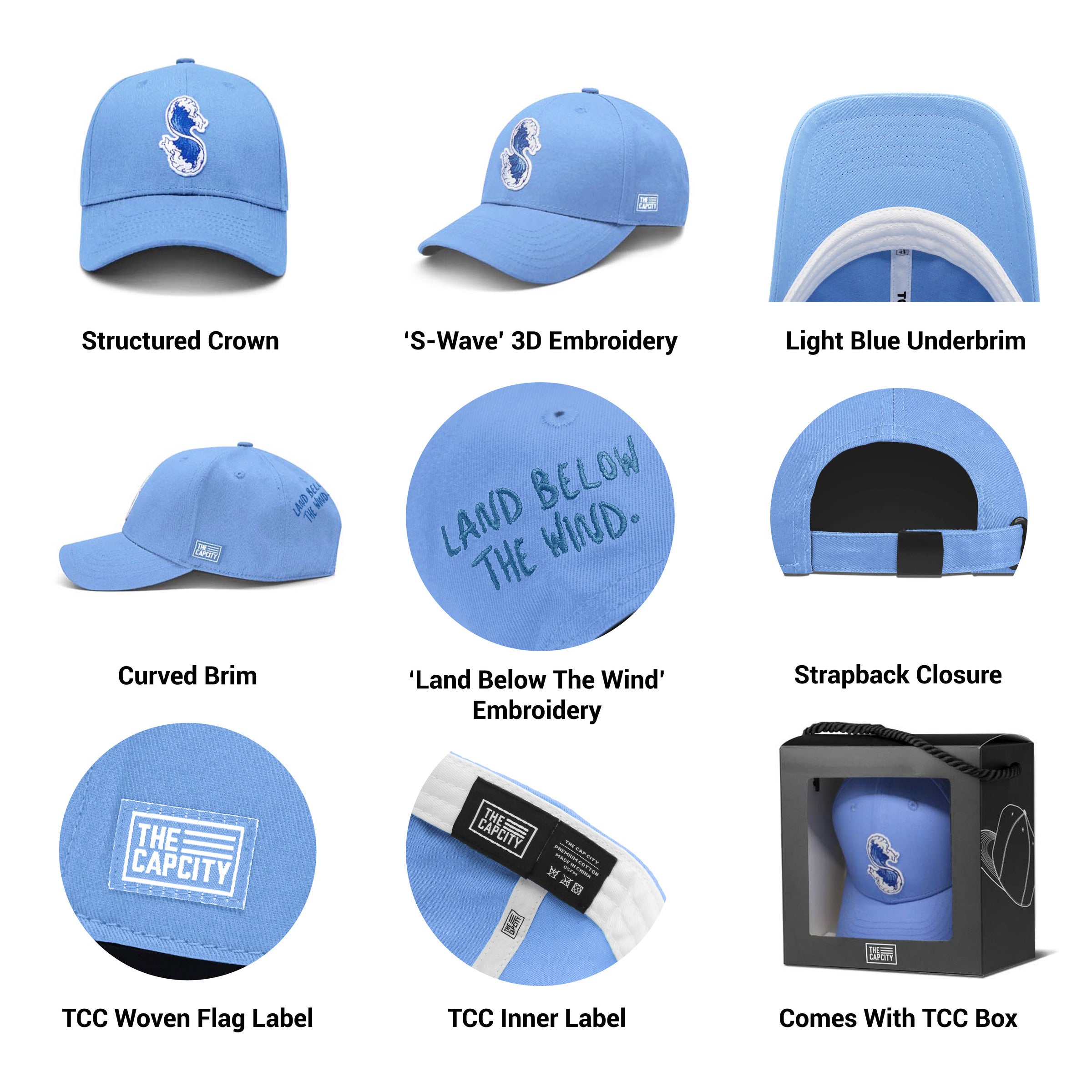 TCC S-WAVE B-FIT STRAPBACK COLLECTION