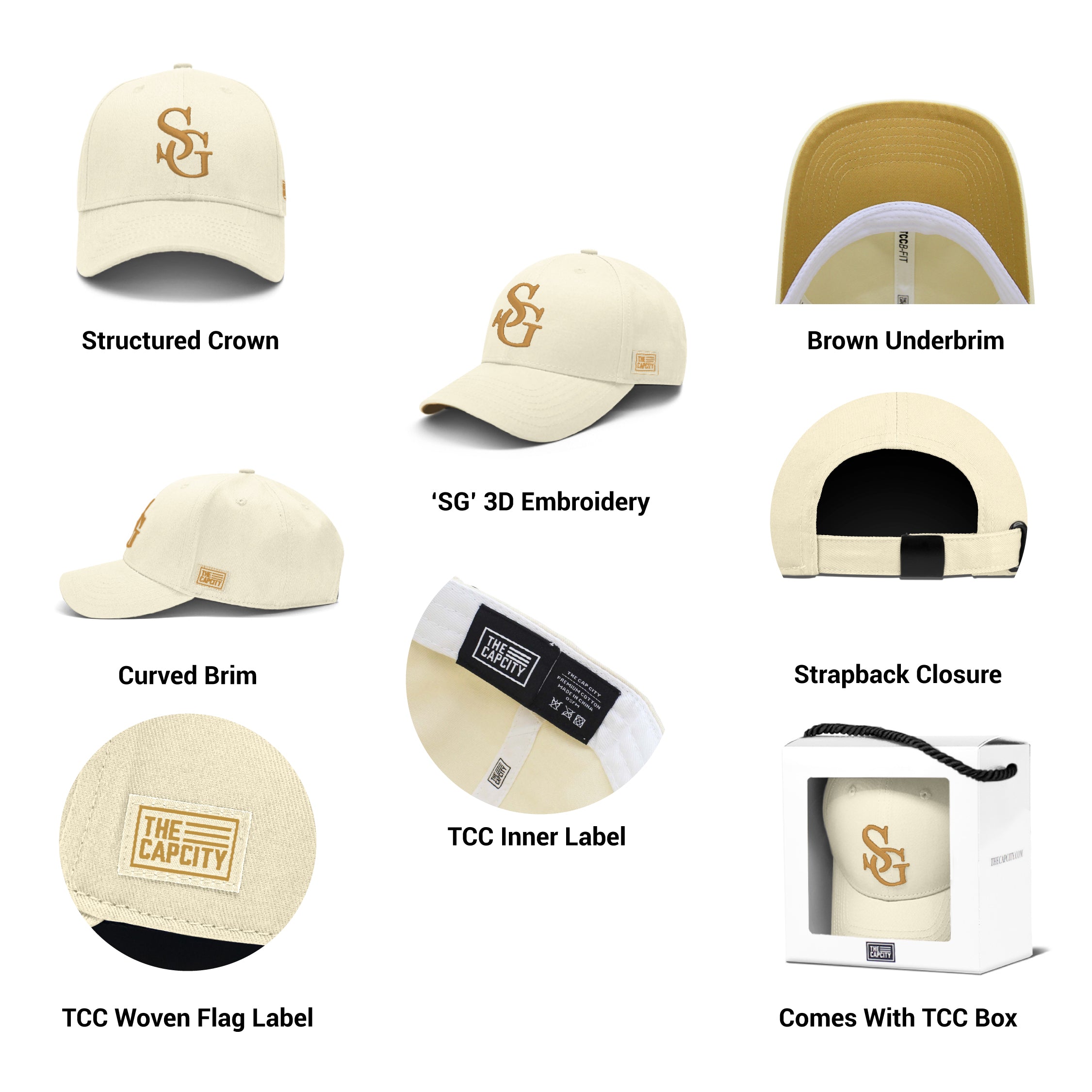 TCC "MIGHTY SG" B-FIT STRAPBACK COLLECTION