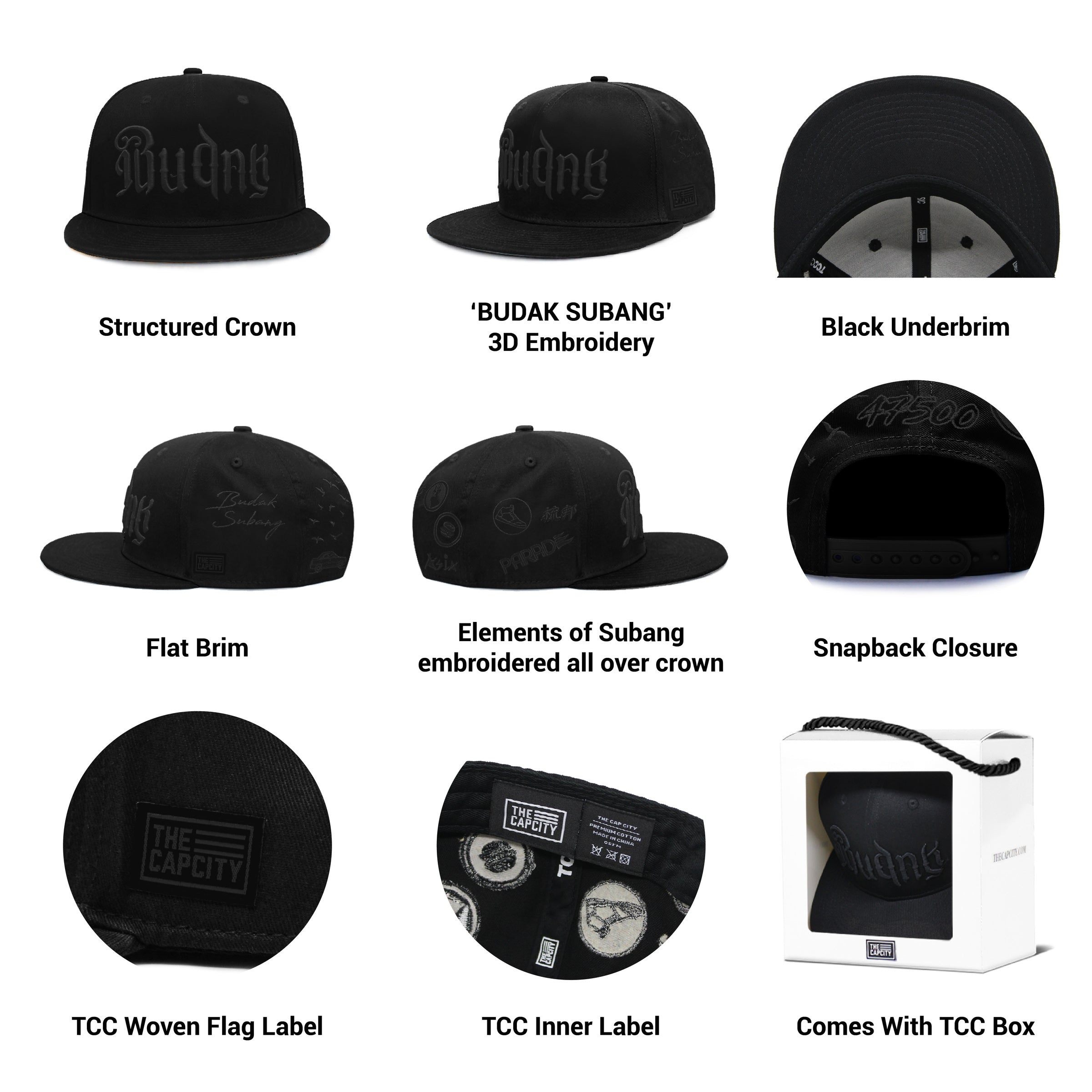 TCC BUDAK SUBANG CLASSIC SNAPBACK COLLECTION