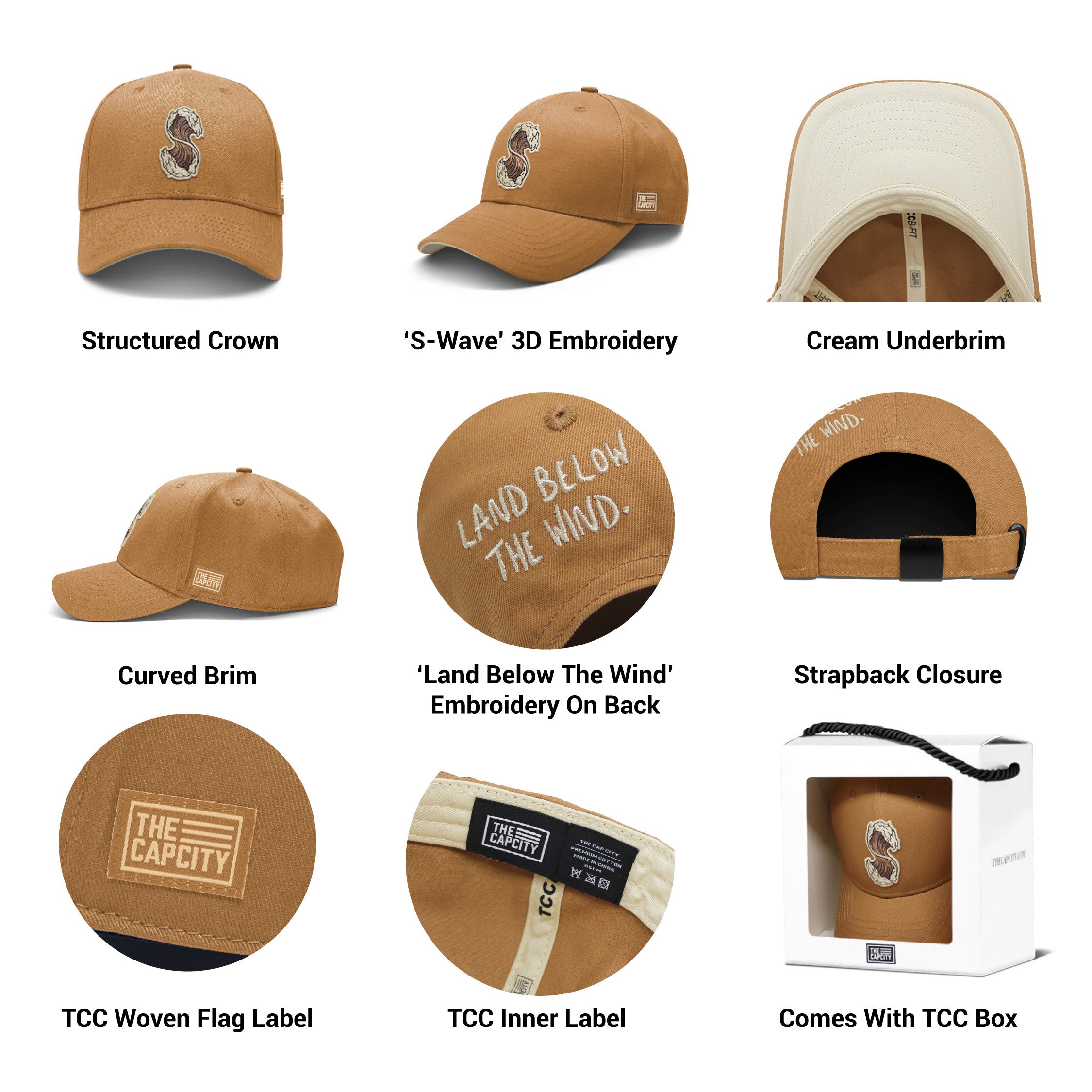 TCC S-WAVE B-FIT STRAPBACK COLLECTION