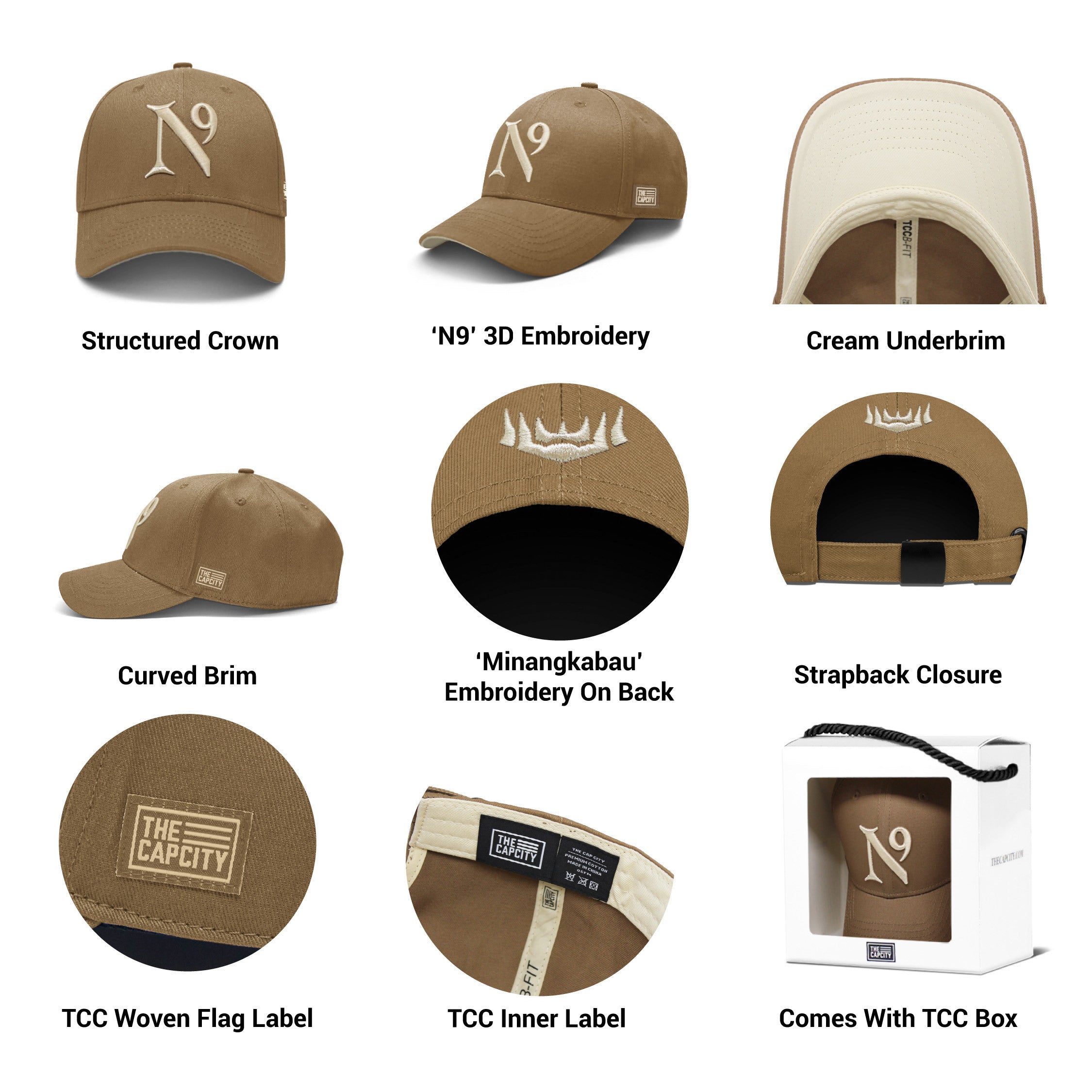 TCC N9 B-FIT STRAPBACK COLLECTION