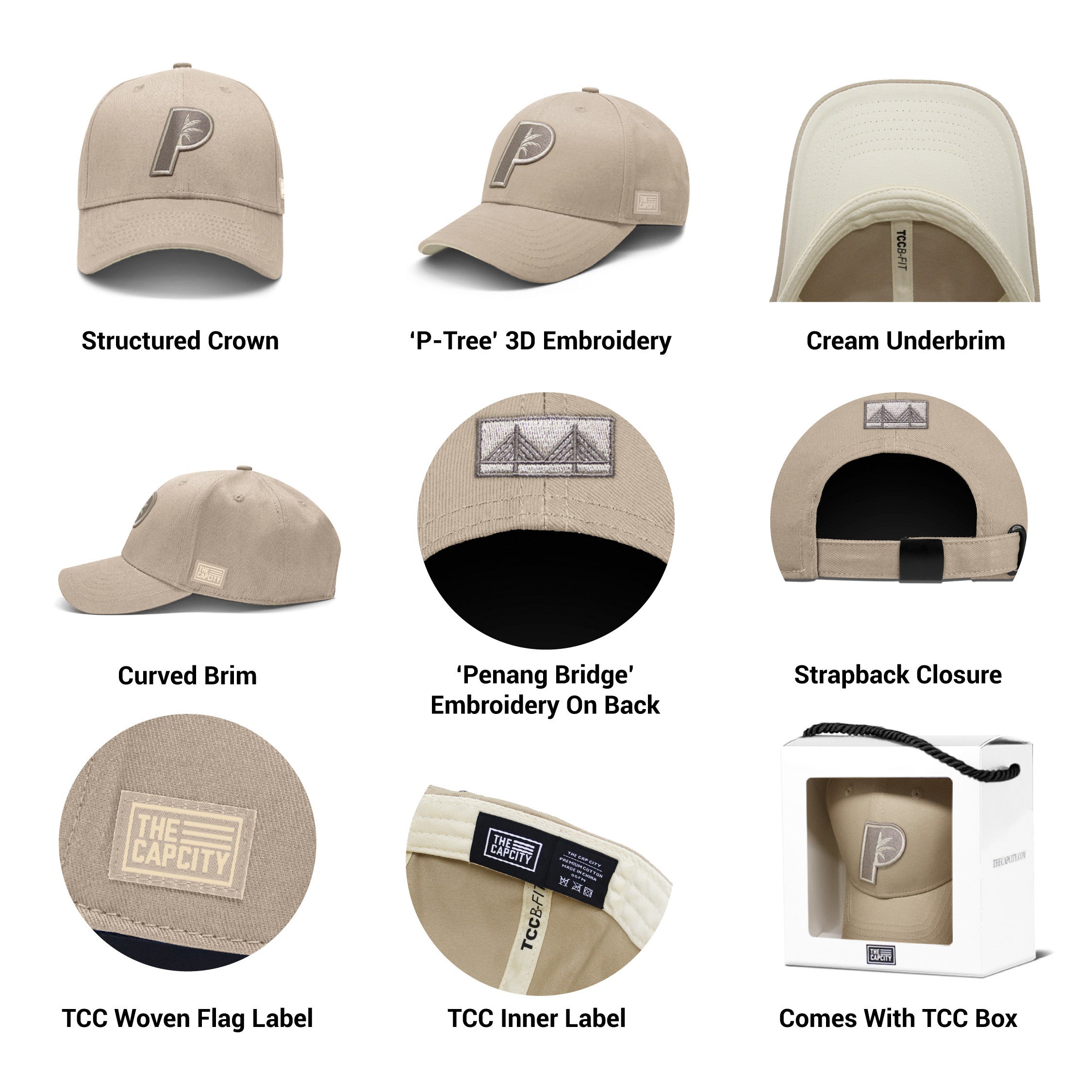 TCC P-TREE B-FIT STRAPBACK COLLECTION