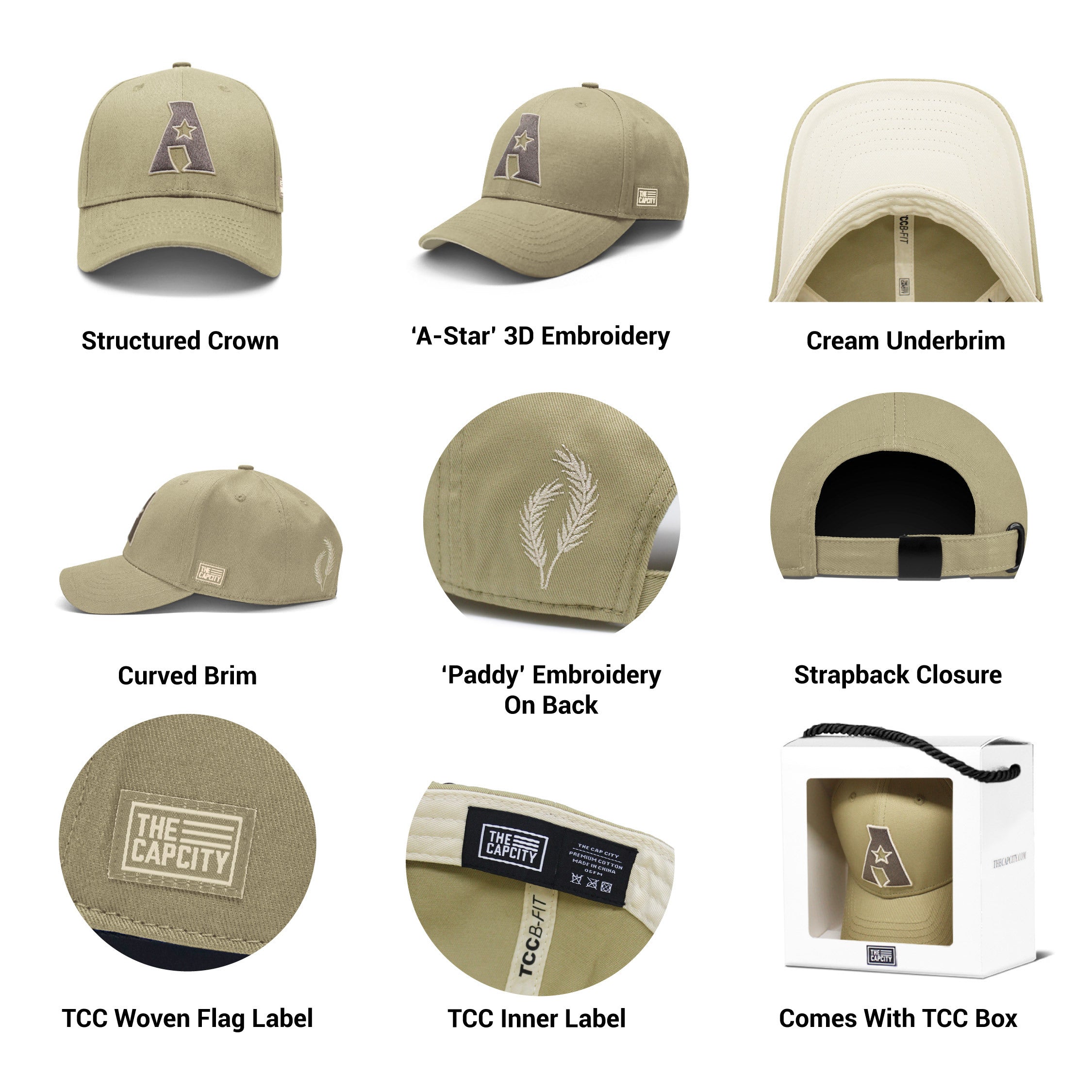 TCC A-STAR B-FIT STRAPBACK COLLECTION