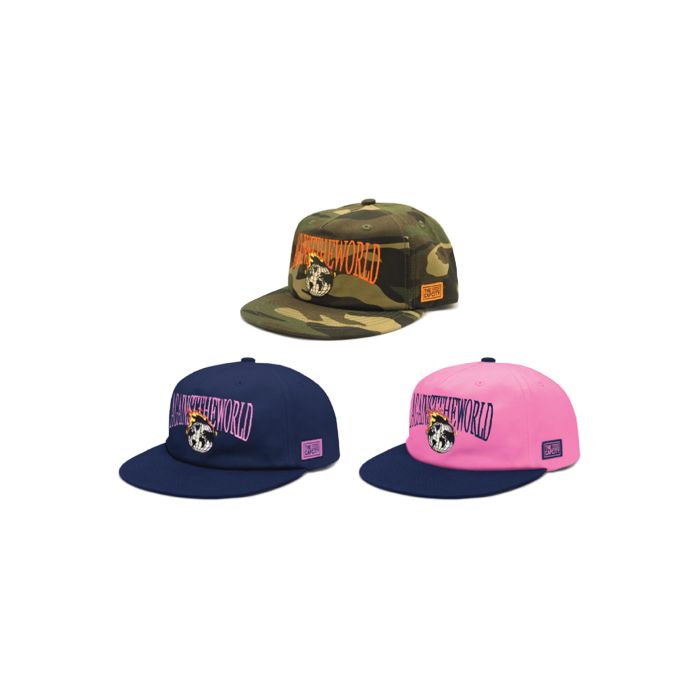 TCC 'AGAINST THE WORLD' RELAXED-FIT CAP COLLECTION