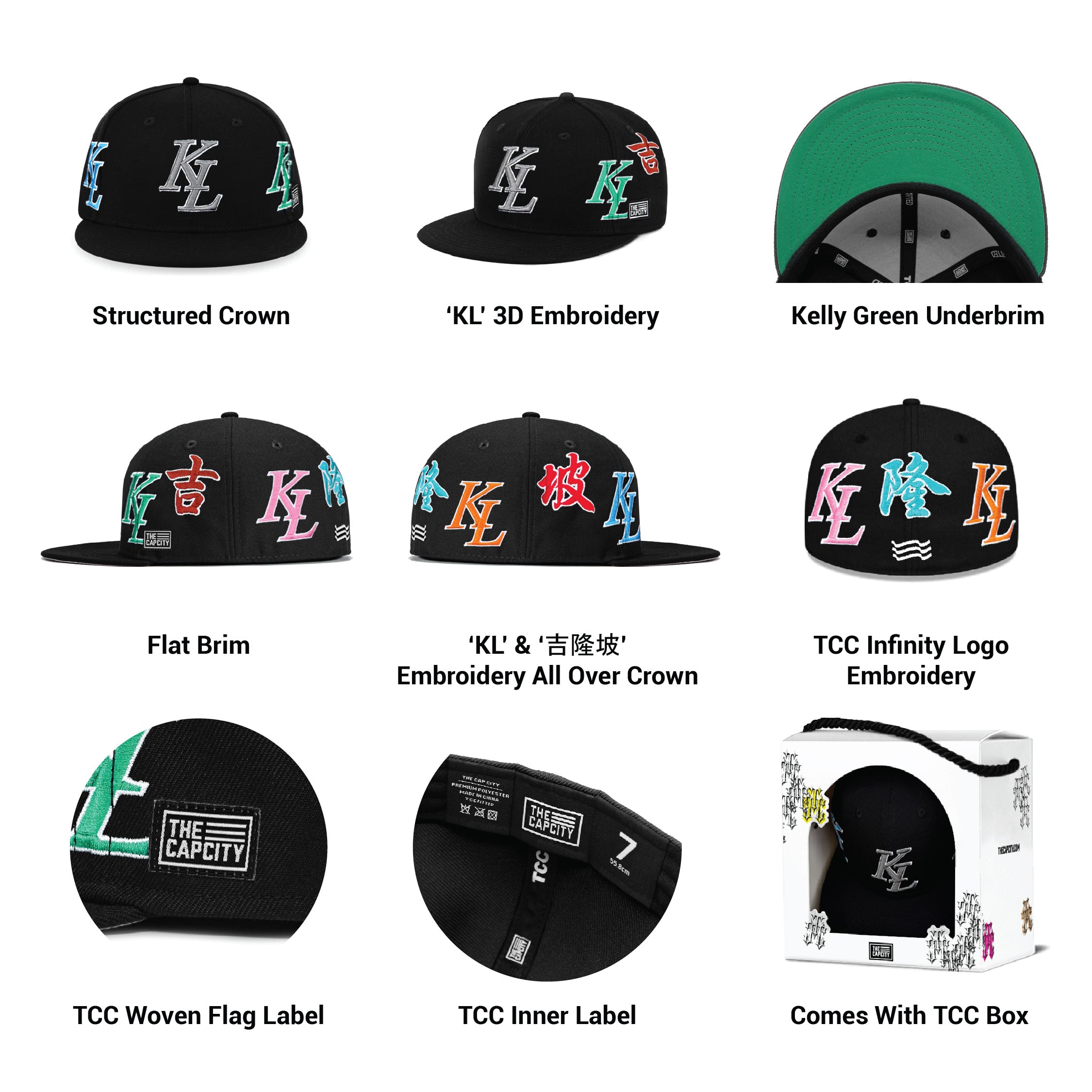 TCC KL LEGACY 'ROUND THE BLOCK' FITTED CAP